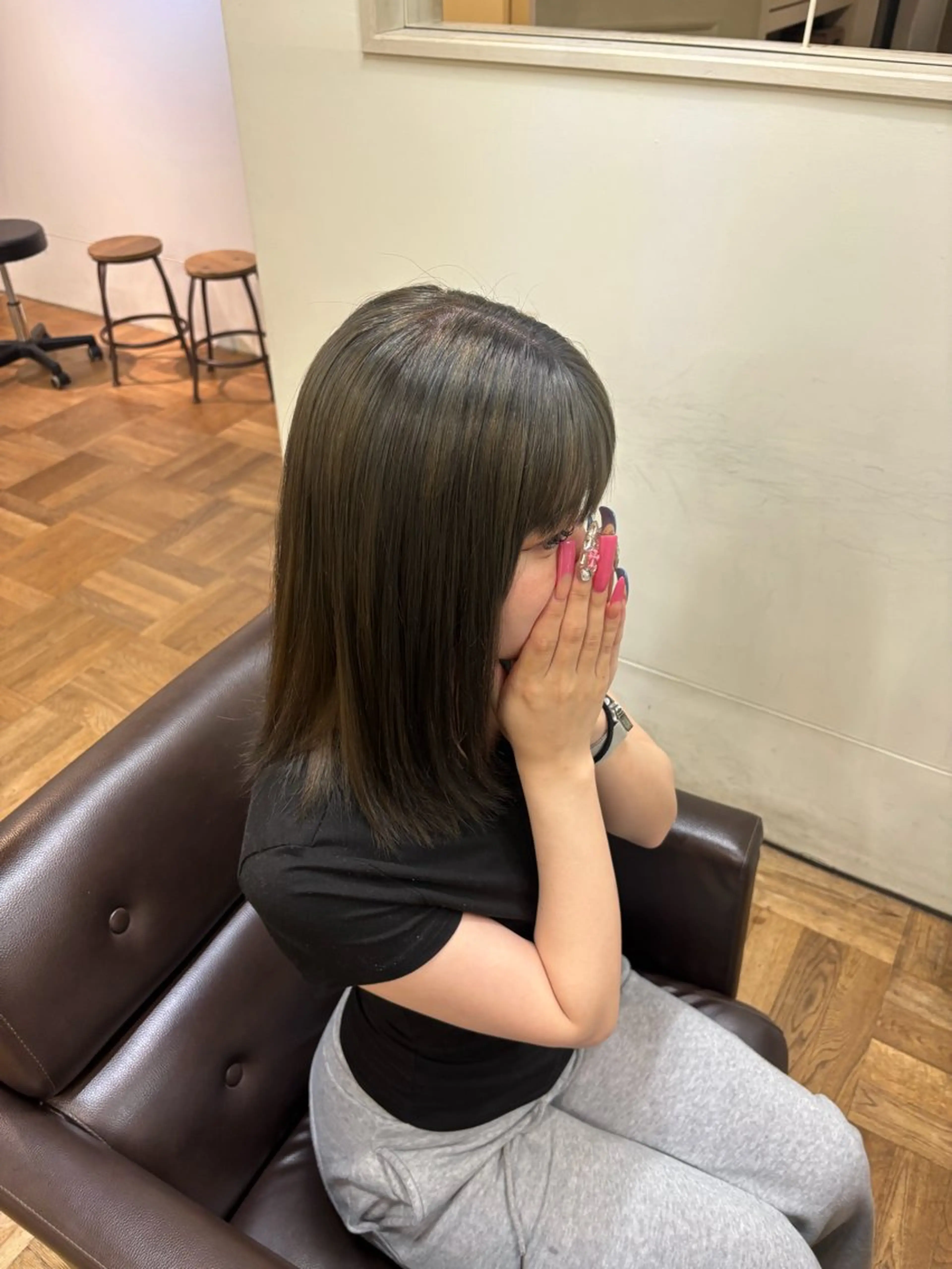 ミディアム 古川 心のヘアスタイル