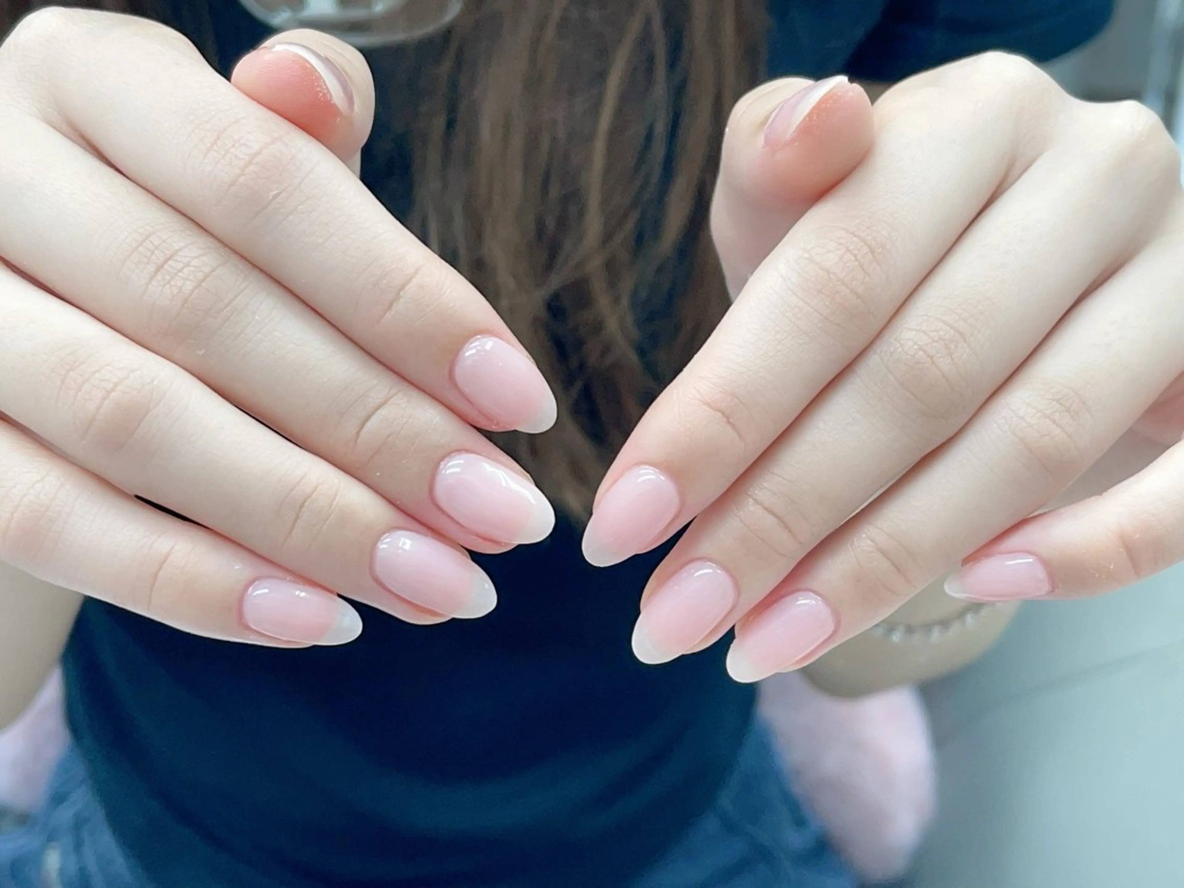 メンズ ネイル アートネイル フレンチネイル ジェルネイル キラキラネイル パラジェル ハンドネイル Bloom スカルプ専門店のネイルデザイン