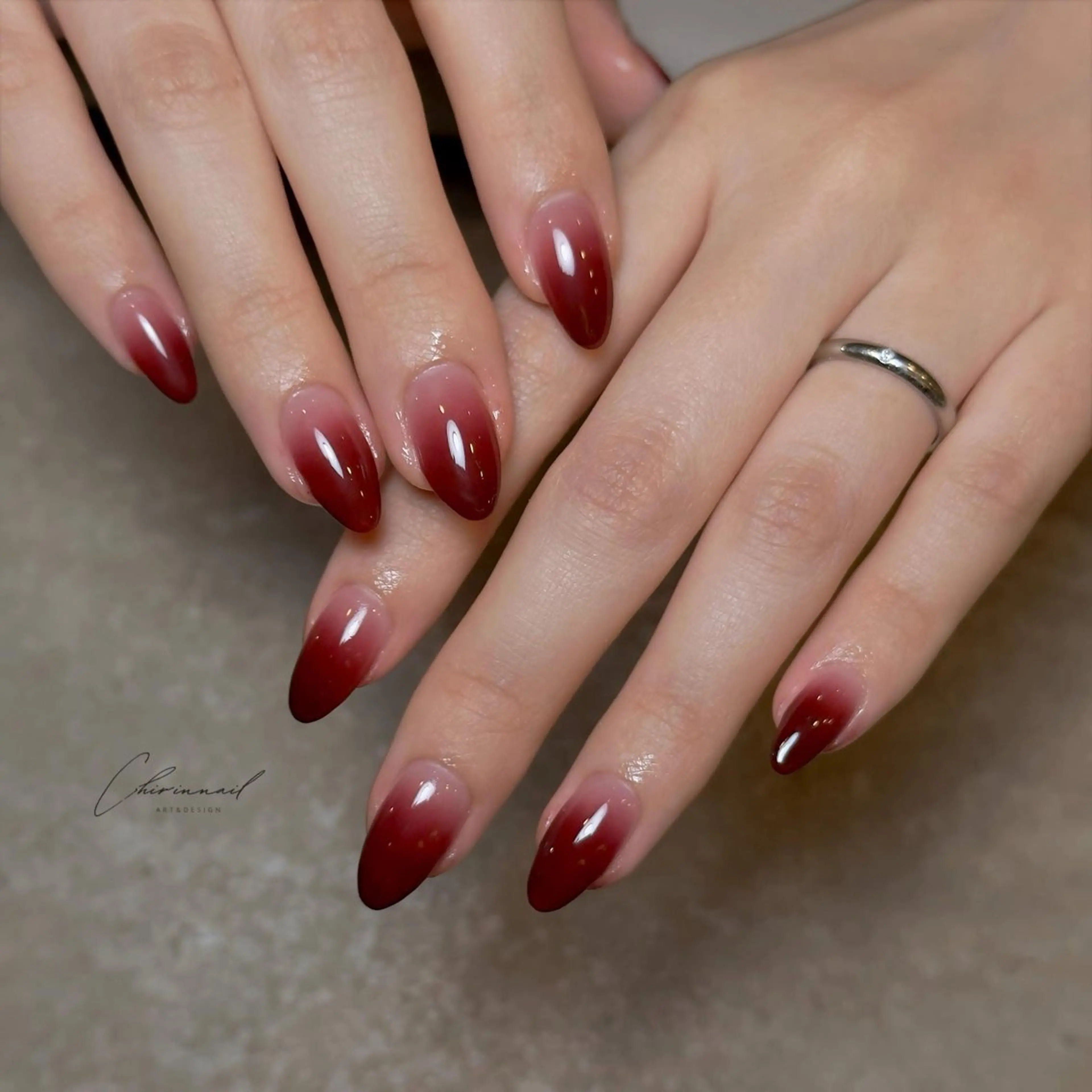 グラテーションネイルの写真