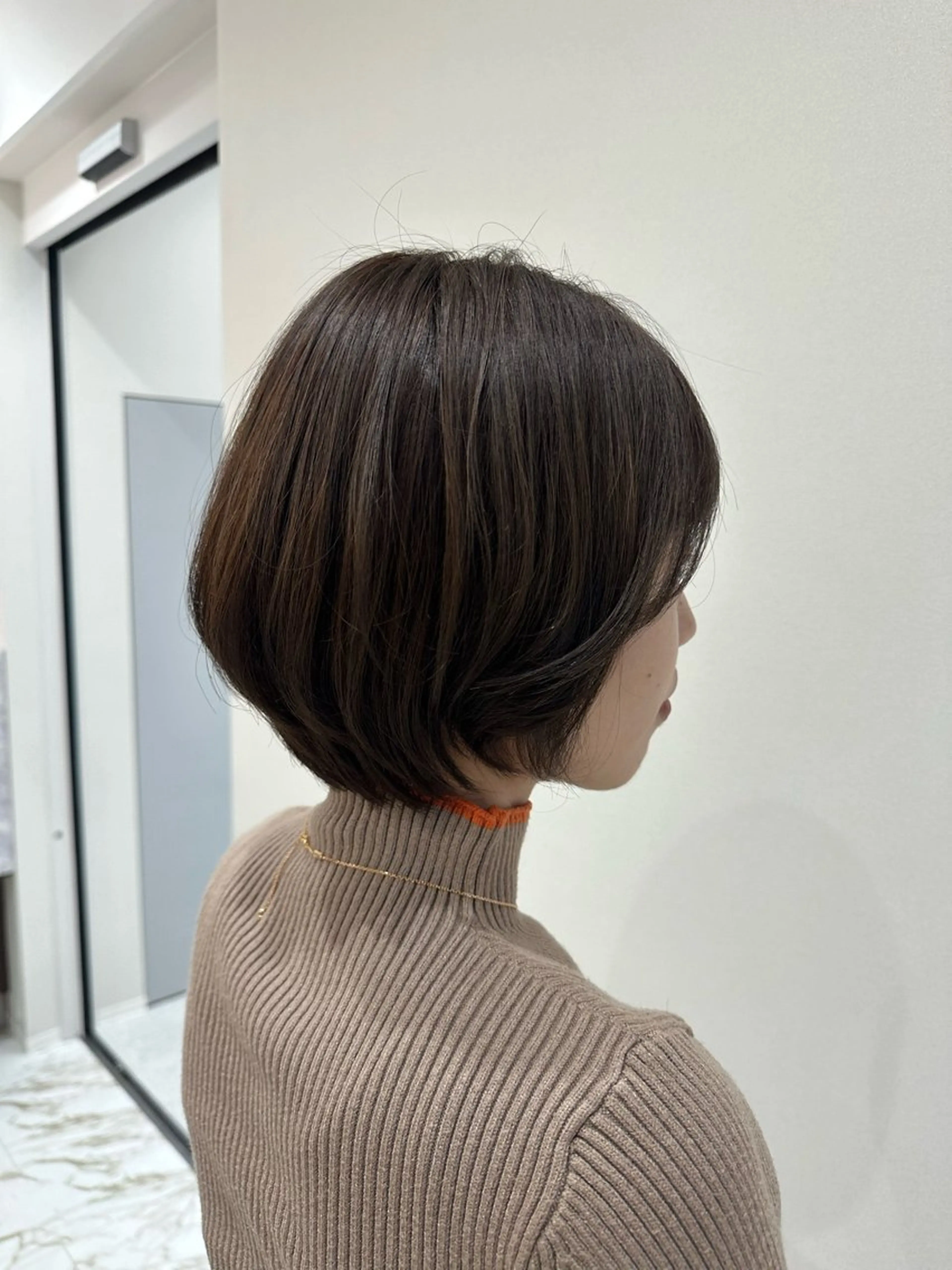 ショート カラー カット ヘアカラー トリートメント 韓国レイヤー✨ yasuko銀座のヘアスタイル