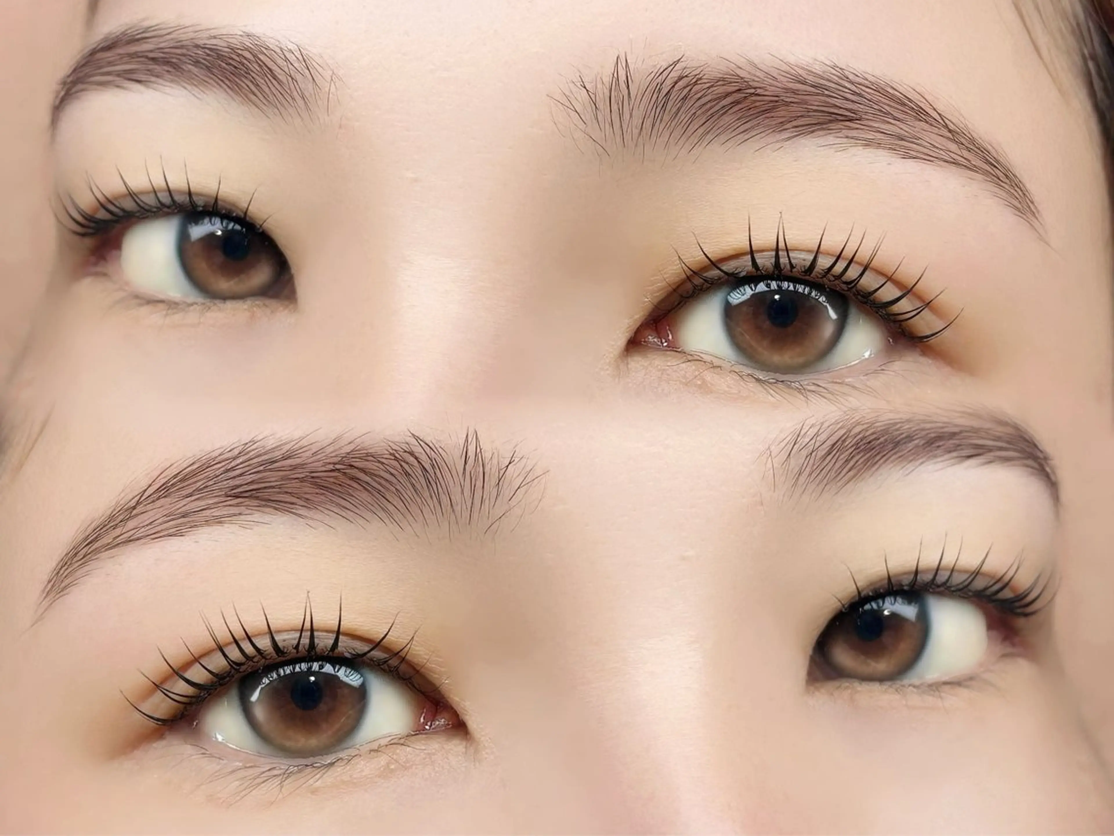 《親子で可愛く》まつげパーマ＆眉毛ワックス脱毛(小学生のお子様同伴/眉毛のデザインカット無料サービス)の写真