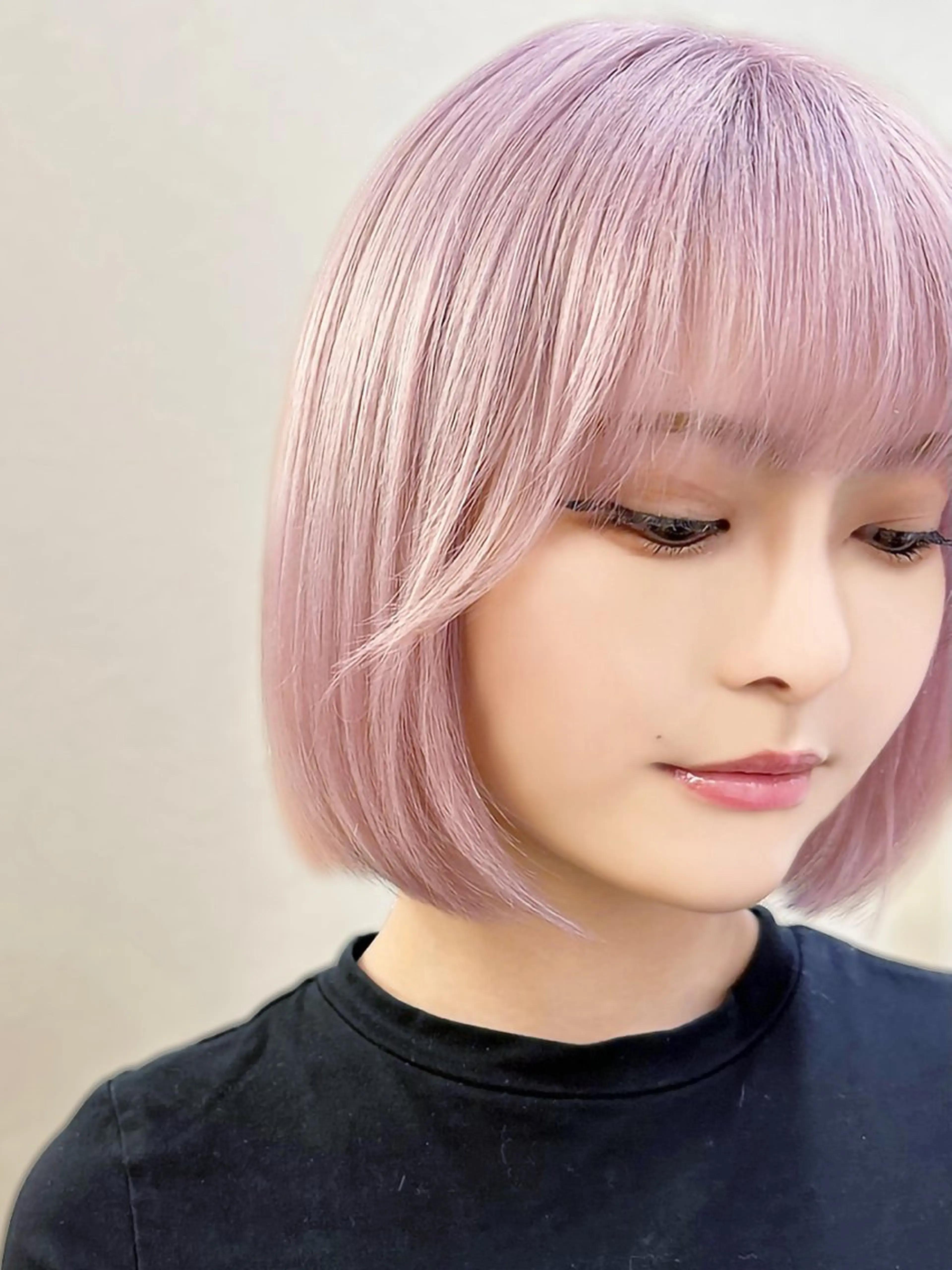 ショート カラー ブリーチ ピンクカラー シルバー ホワイトピンク ヘアカラー トリートメント 【店長】韓国ヘア/ 美髪ケア　野沢綾馬のヘアスタイル