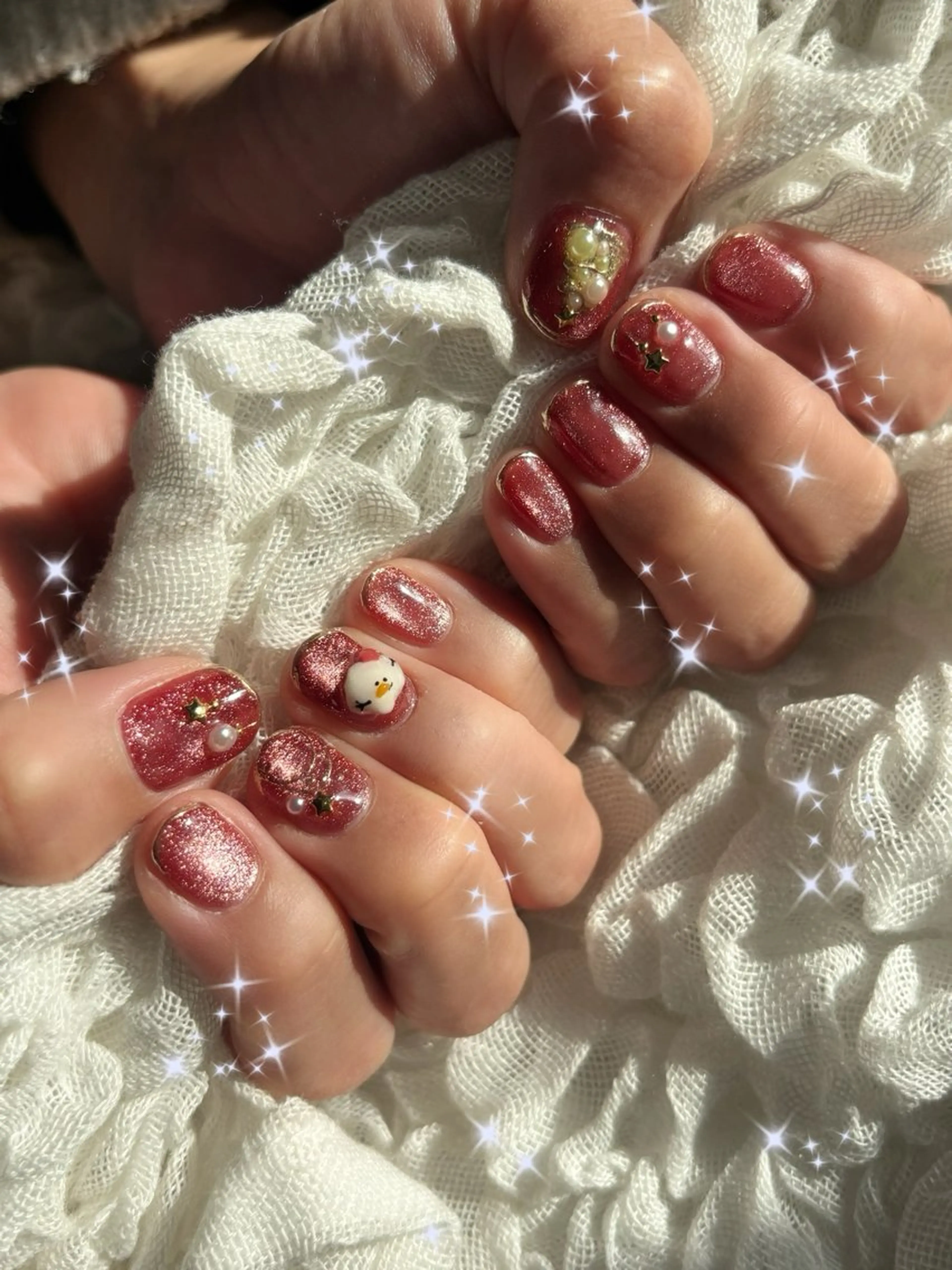 ネイル ミラーネイル ハンドネイル シンデレラサロン💅 ほみのネイルデザイン