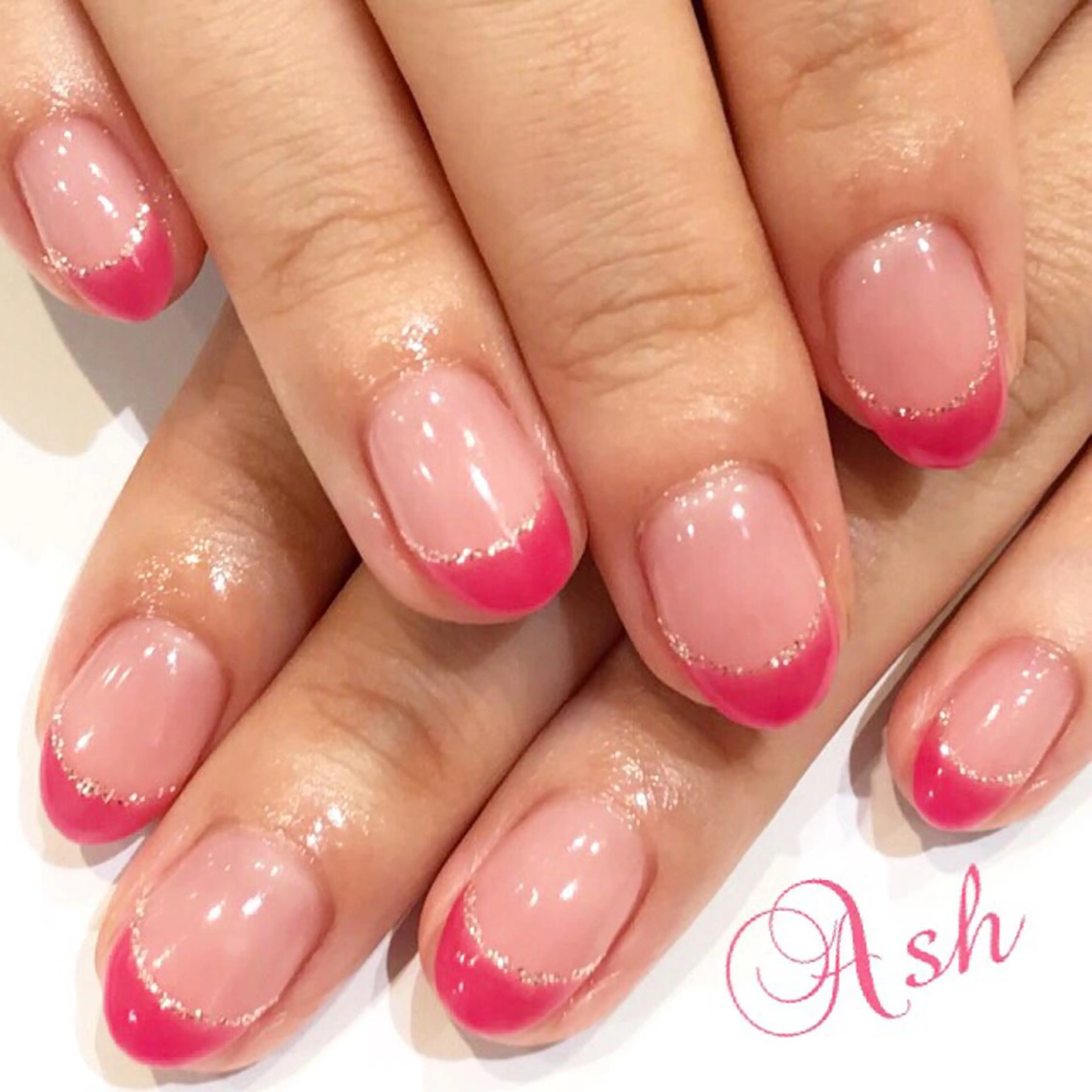 ネイル フレンチネイル 🩵NORIKO 上品ネイルが得意🩵のネイルデザイン