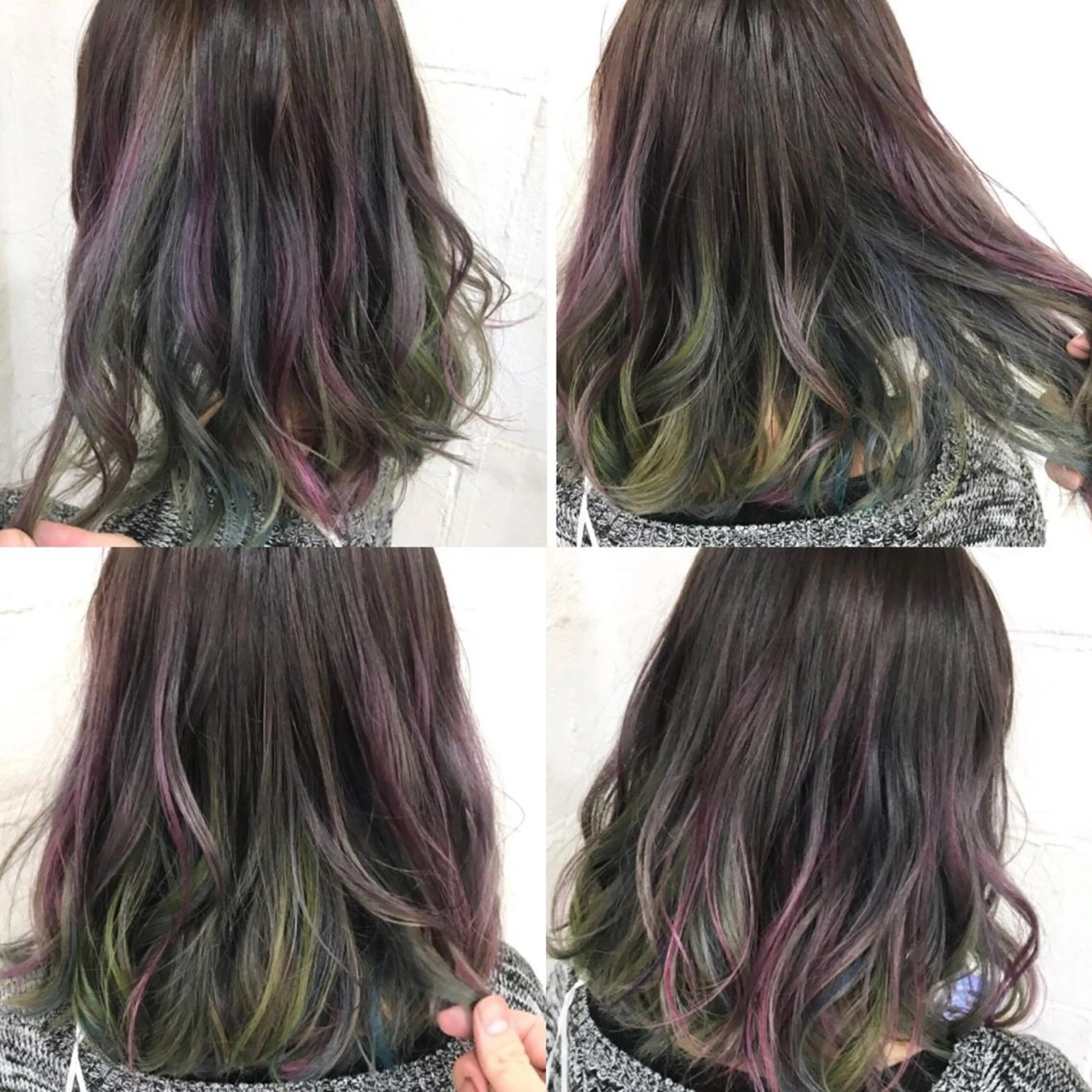 ミディアム カラー 神山 昌子のヘアスタイル