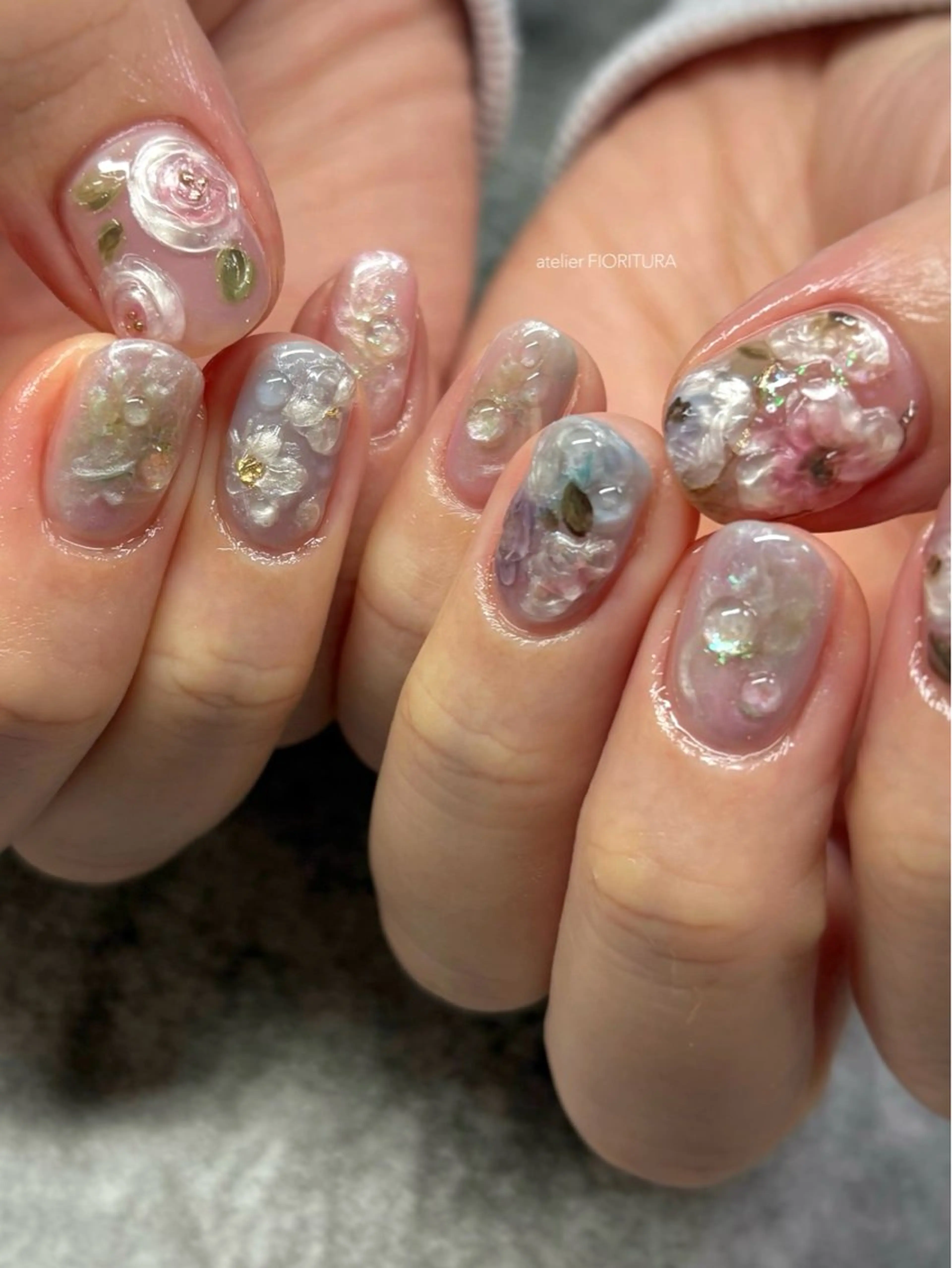 ネイル ハンドネイル FIORITURA Maikoのネイルデザイン