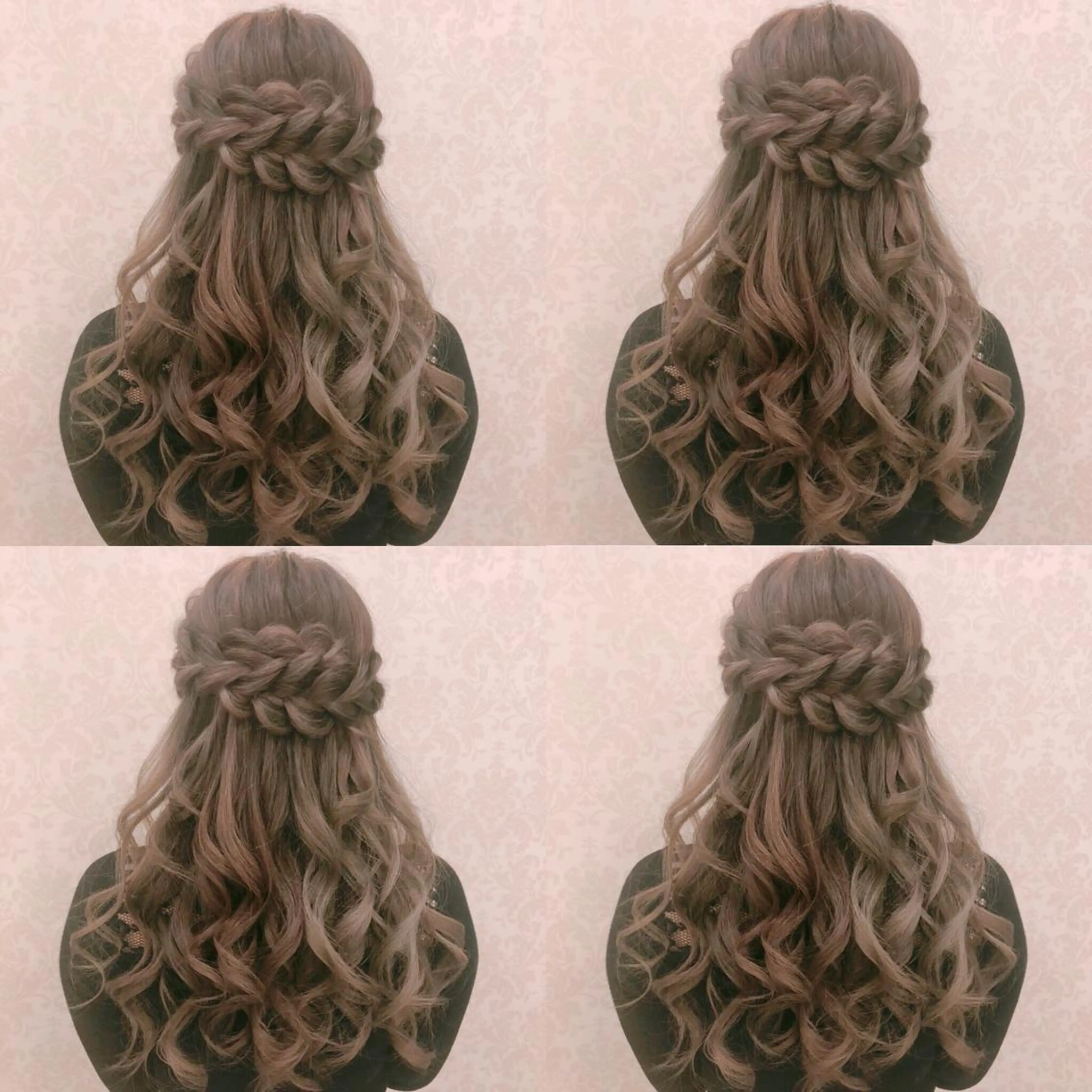 ロング ヘアアレンジ ハーフアップ ヘアセット 🌷MAYU 🌷のヘアスタイル