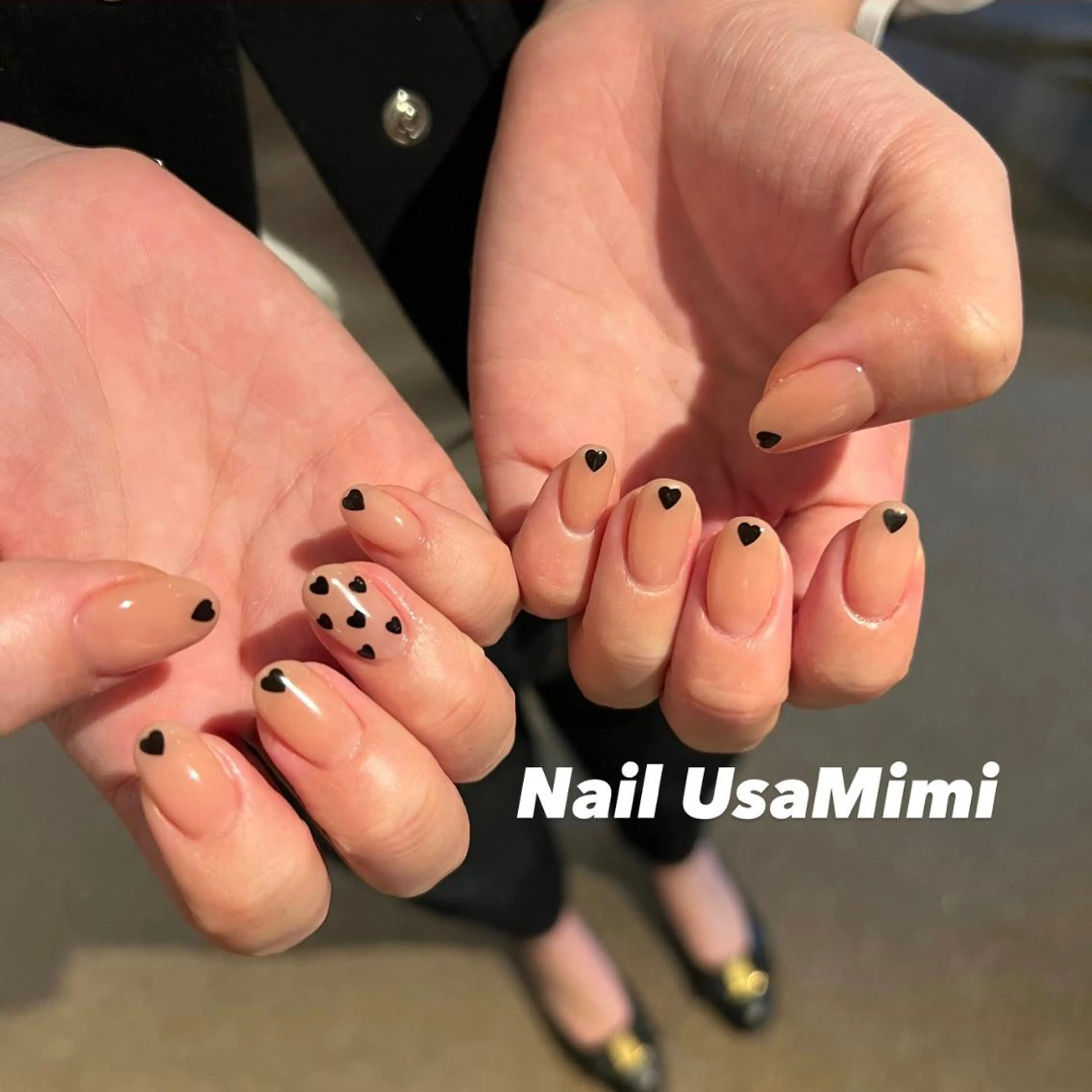 ネイル フットネイル ジェルネイル マグネットネイル 持ち込み ニュアンスネイル 本町ネイルNail UsaMimiのネイルデザイン