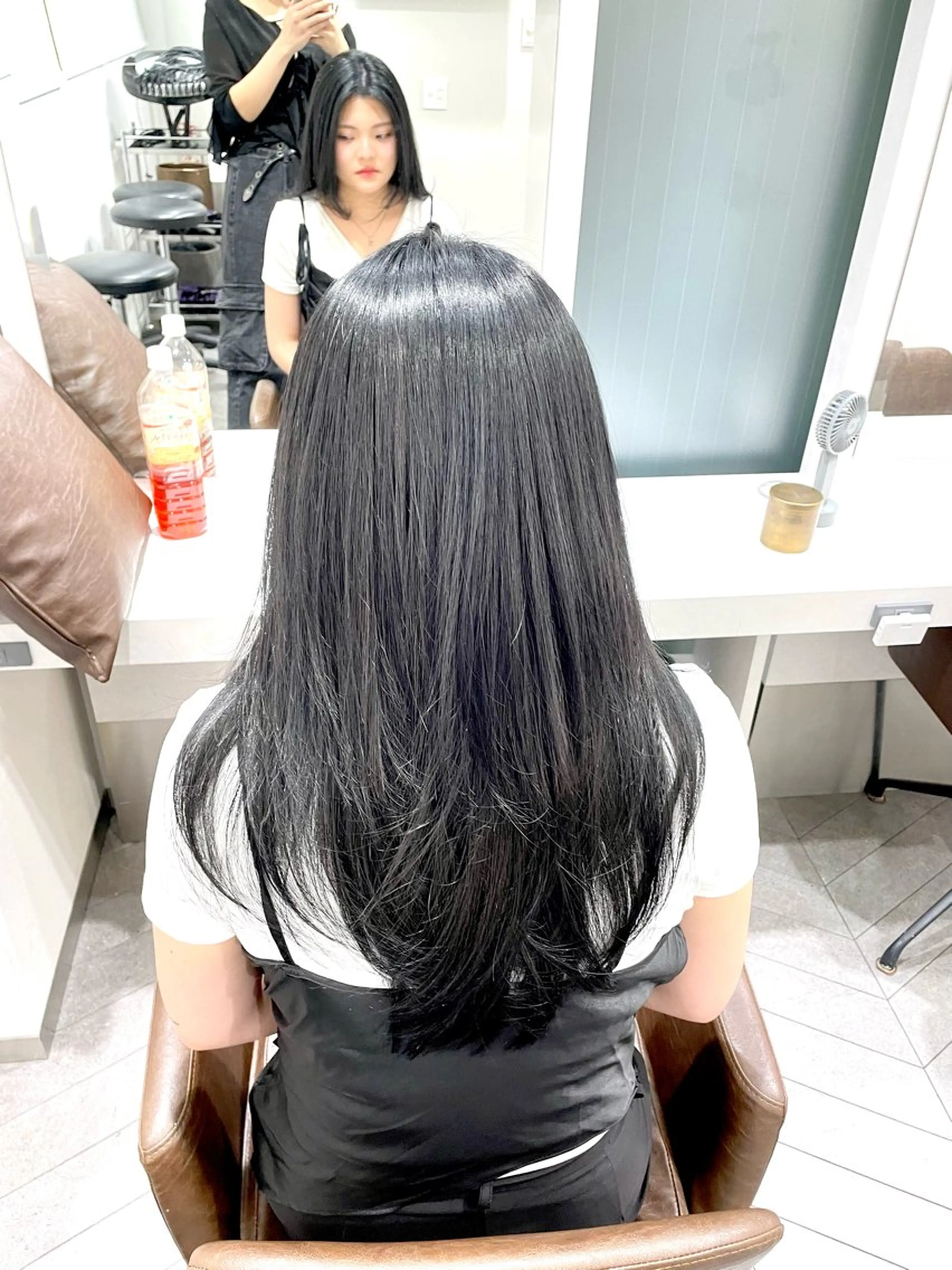 ロング トリートメント ヘアカラー ワンホン韓国風レイヤ ー/表参道/みづきのヘアスタイル