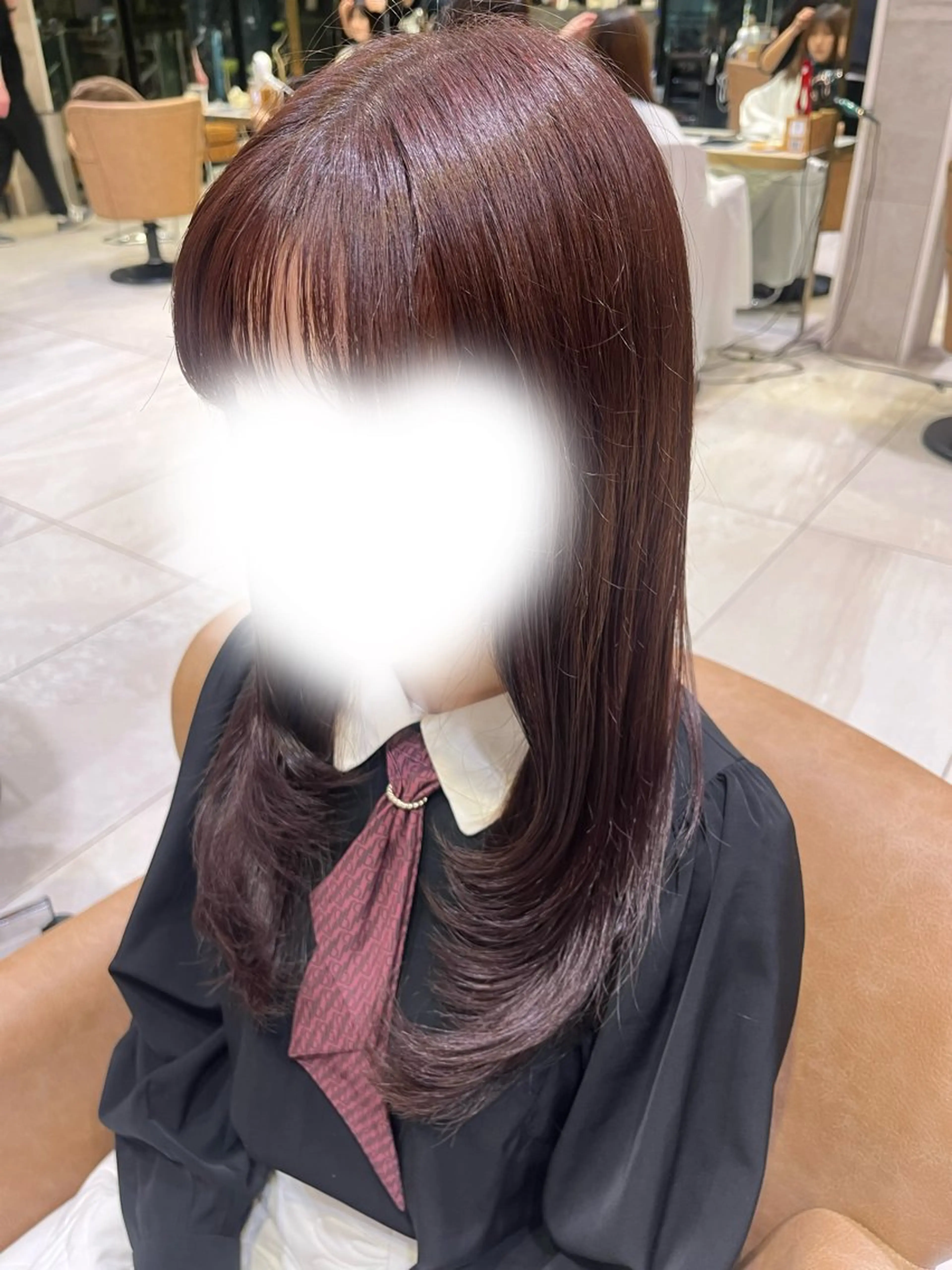 ロング ボブ／レイヤーモデル 募集中🫧ゆい🌼のヘアスタイル