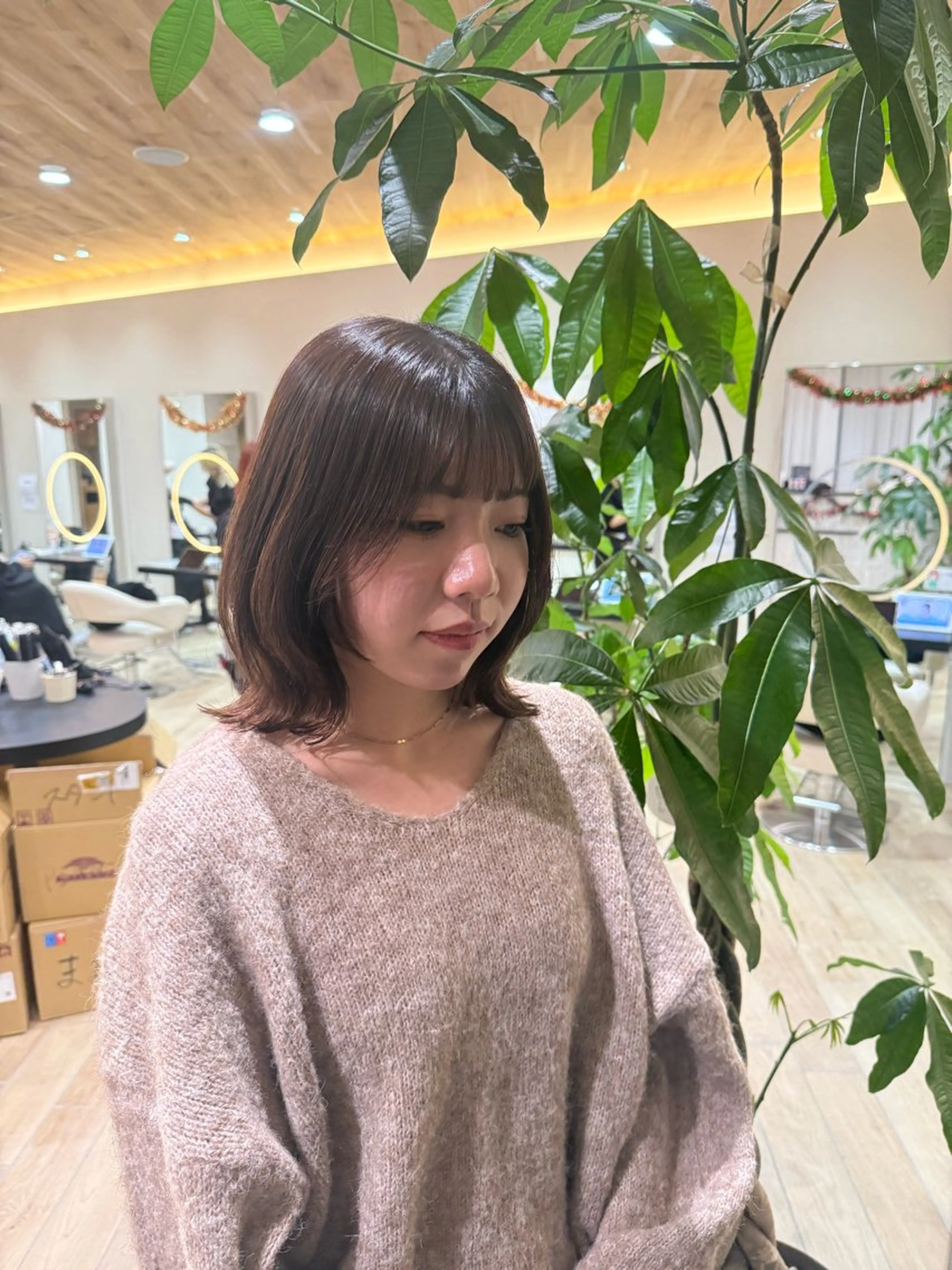 ミディアム 艶髪/ハイトーン ️🫧rino🫧のヘアスタイル