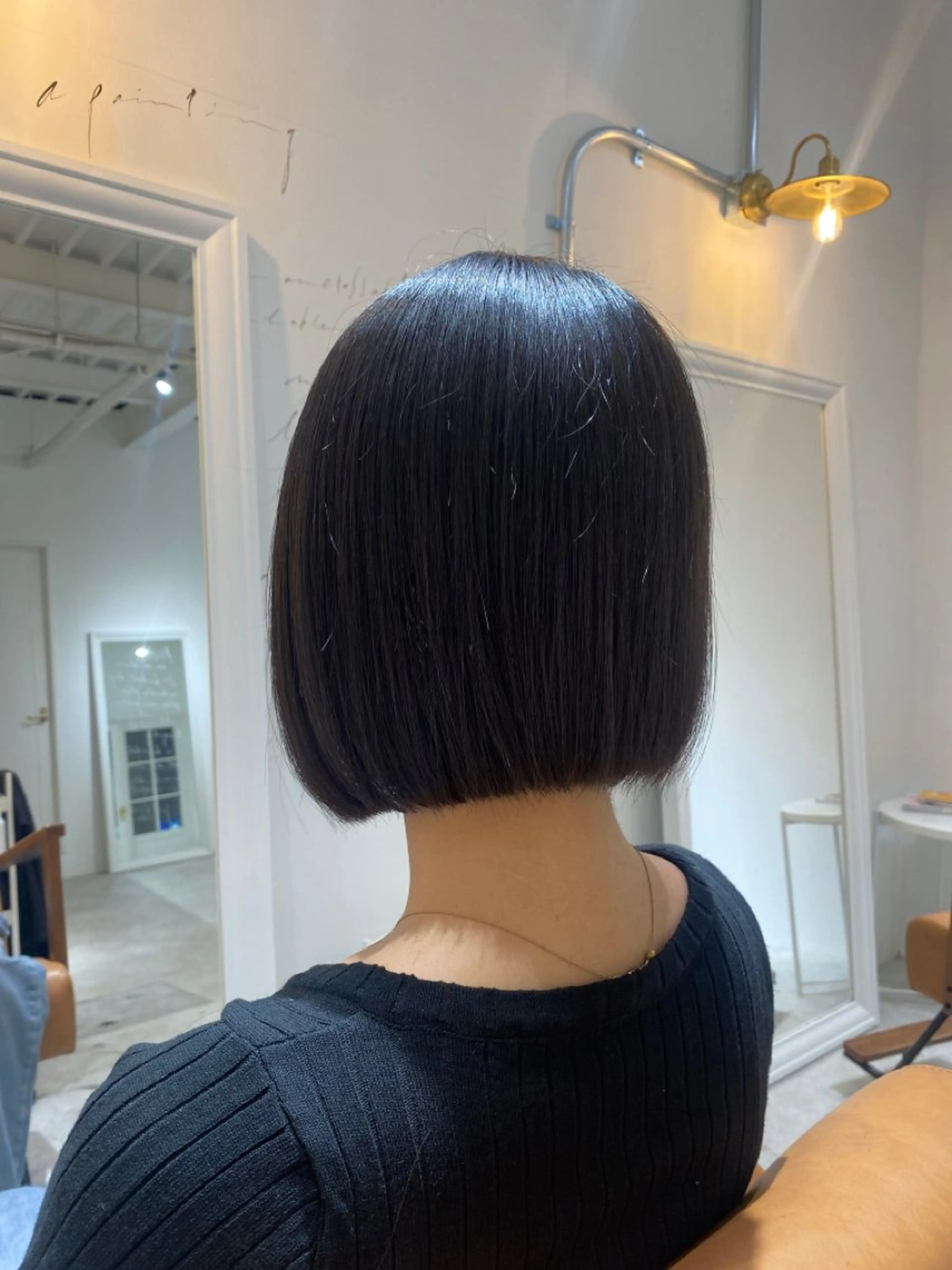 ショート ボブ 鳴海 稜真のヘアスタイル