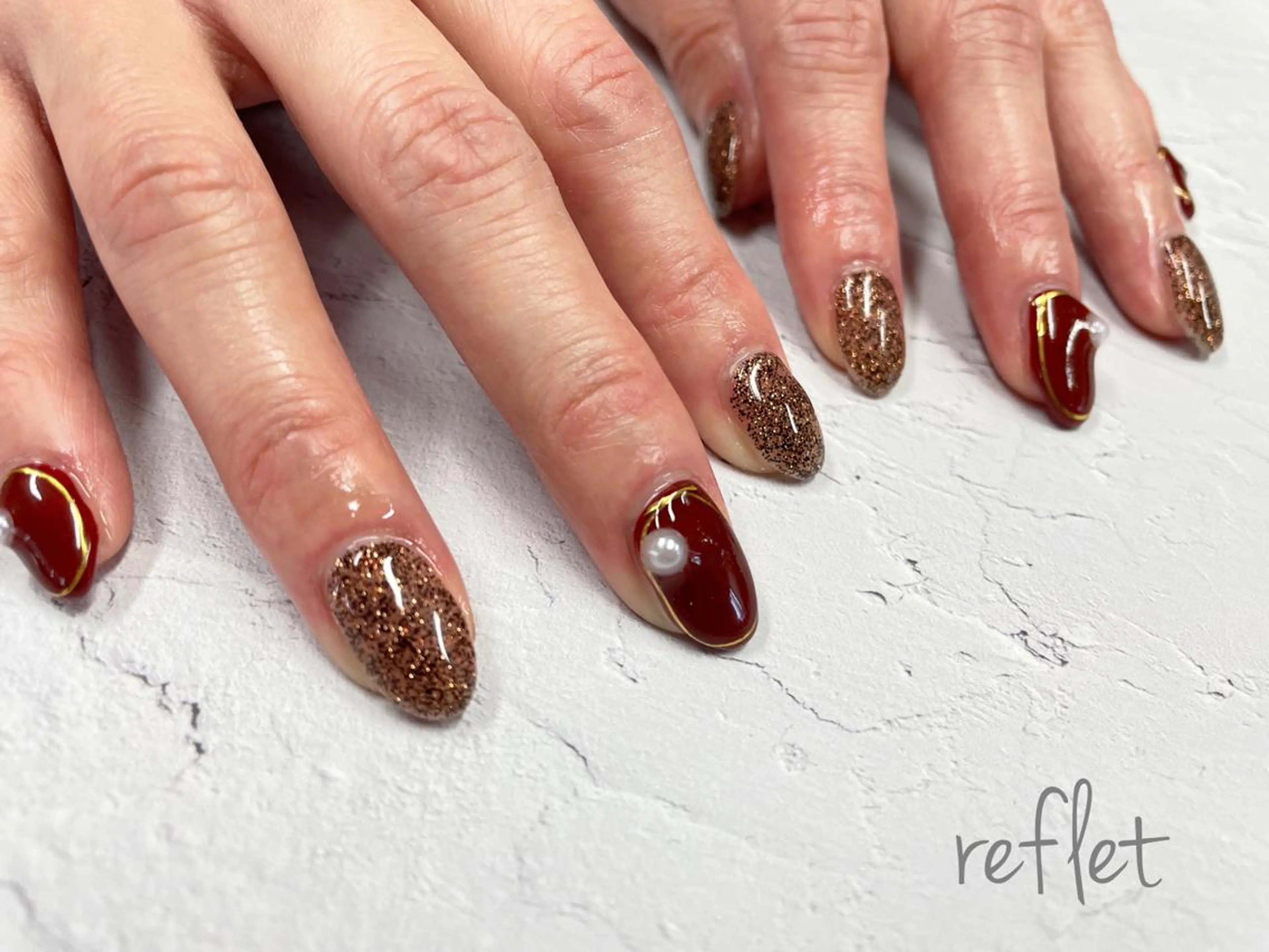 ネイル ハンドネイル reflet nailのネイルデザイン