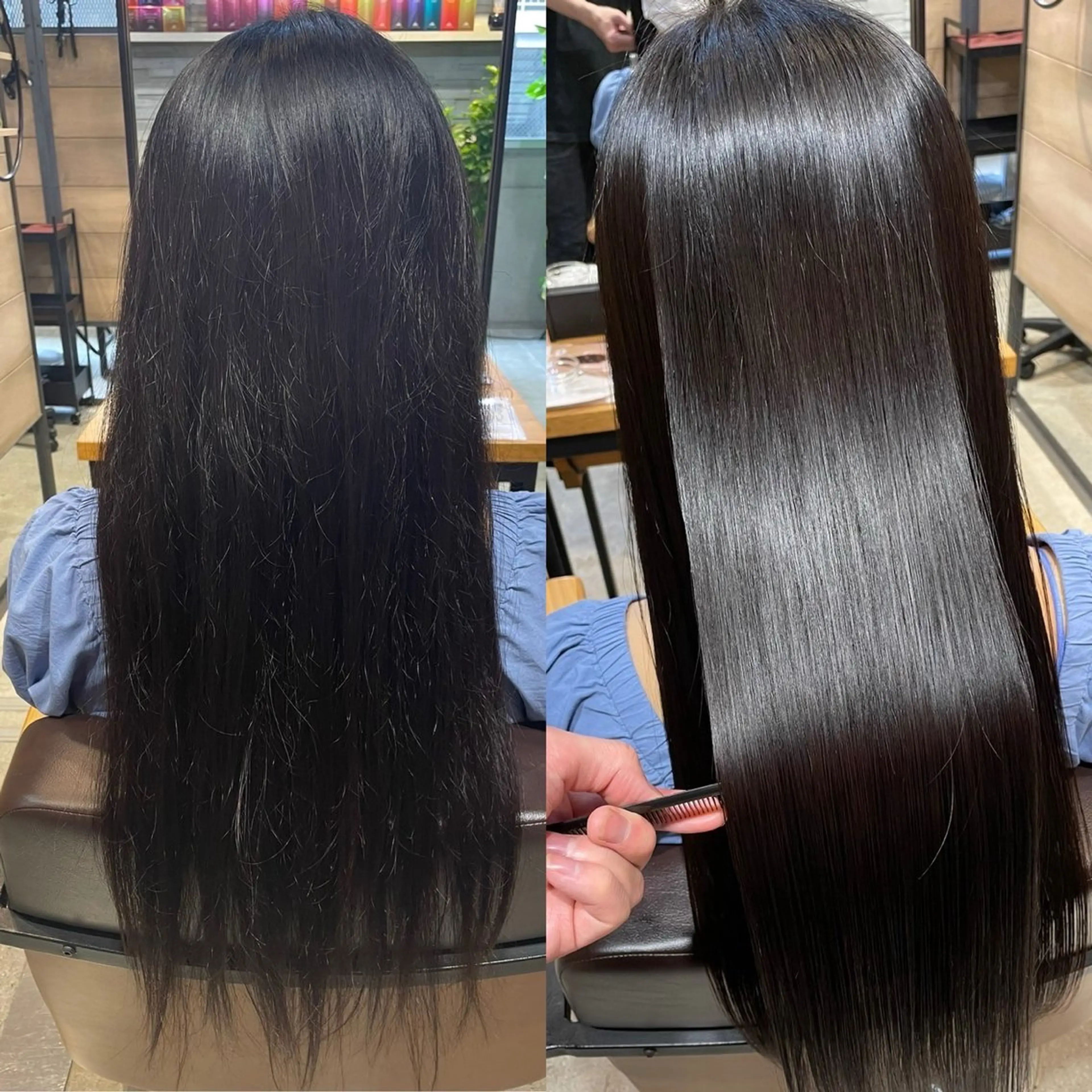 セミロング 髪質改善／韓国風 恵比寿/Renのヘアスタイル