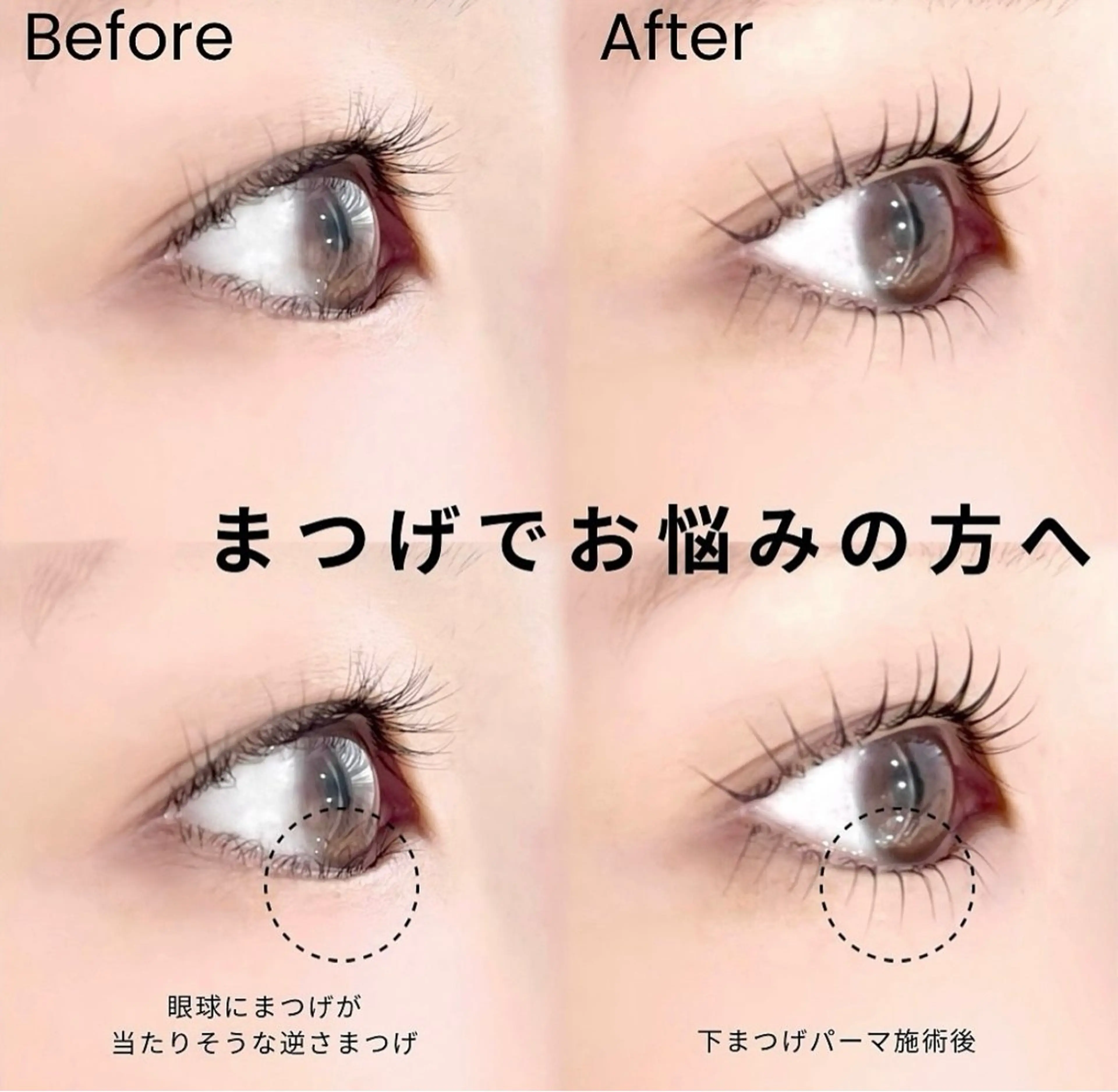 【上下】🪄癖が矯正しつつまつげパーマコーディング付き🌿の写真