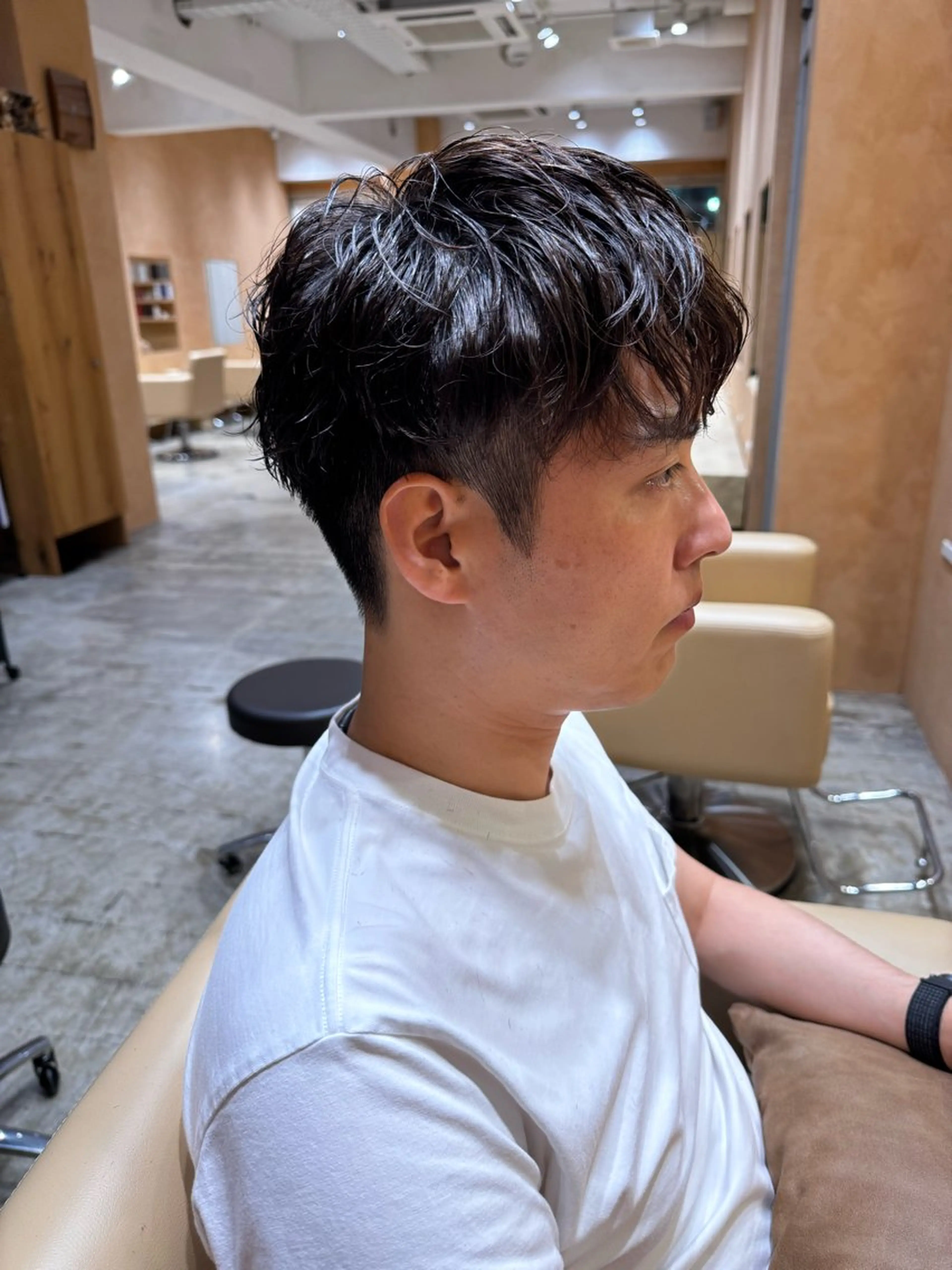 パーマ メンズ カット パーマ hamashima mireiのヘアスタイル