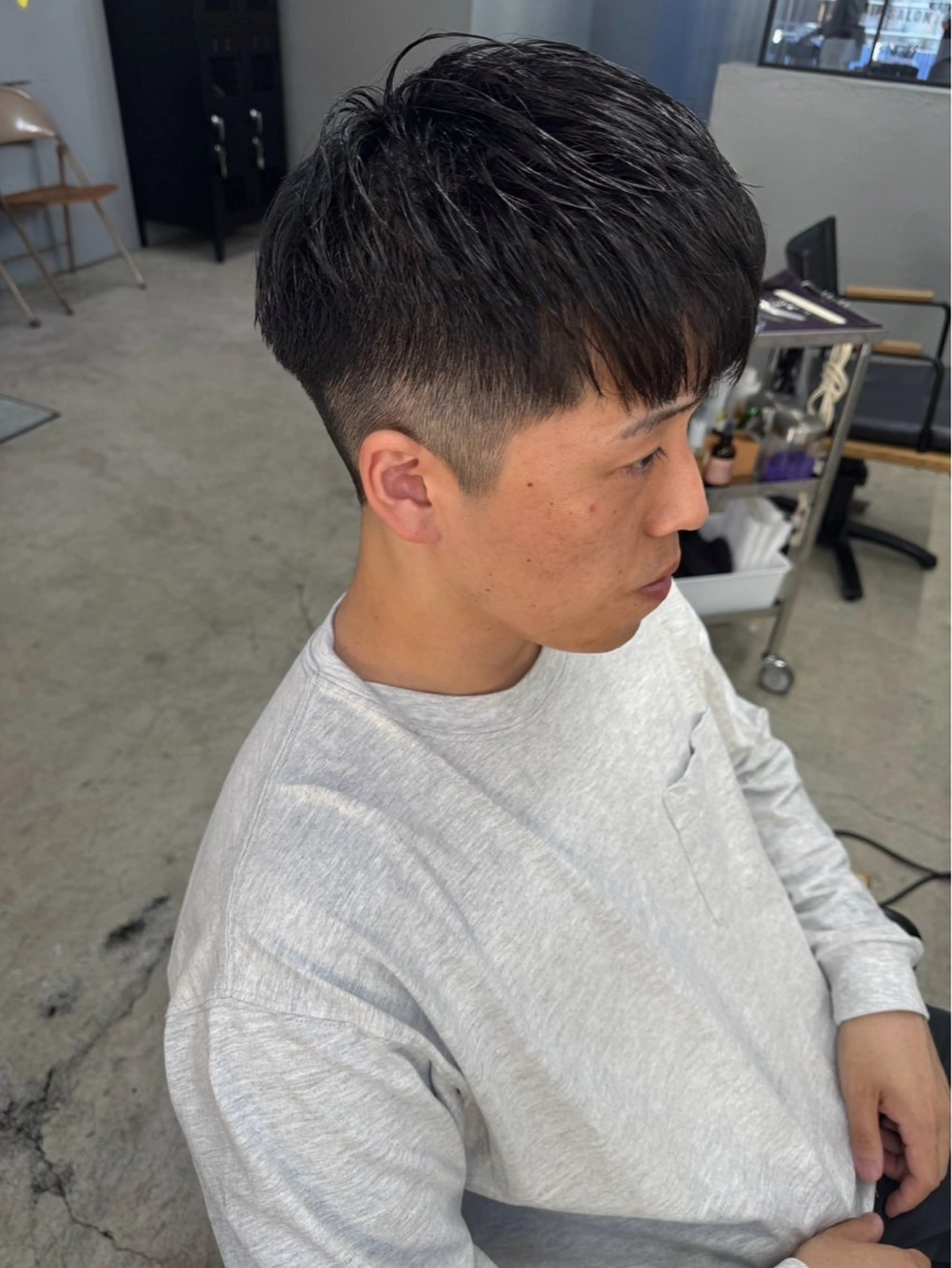 ショート パーマ メンズ メンズ専門サロン wokeのヘアスタイル