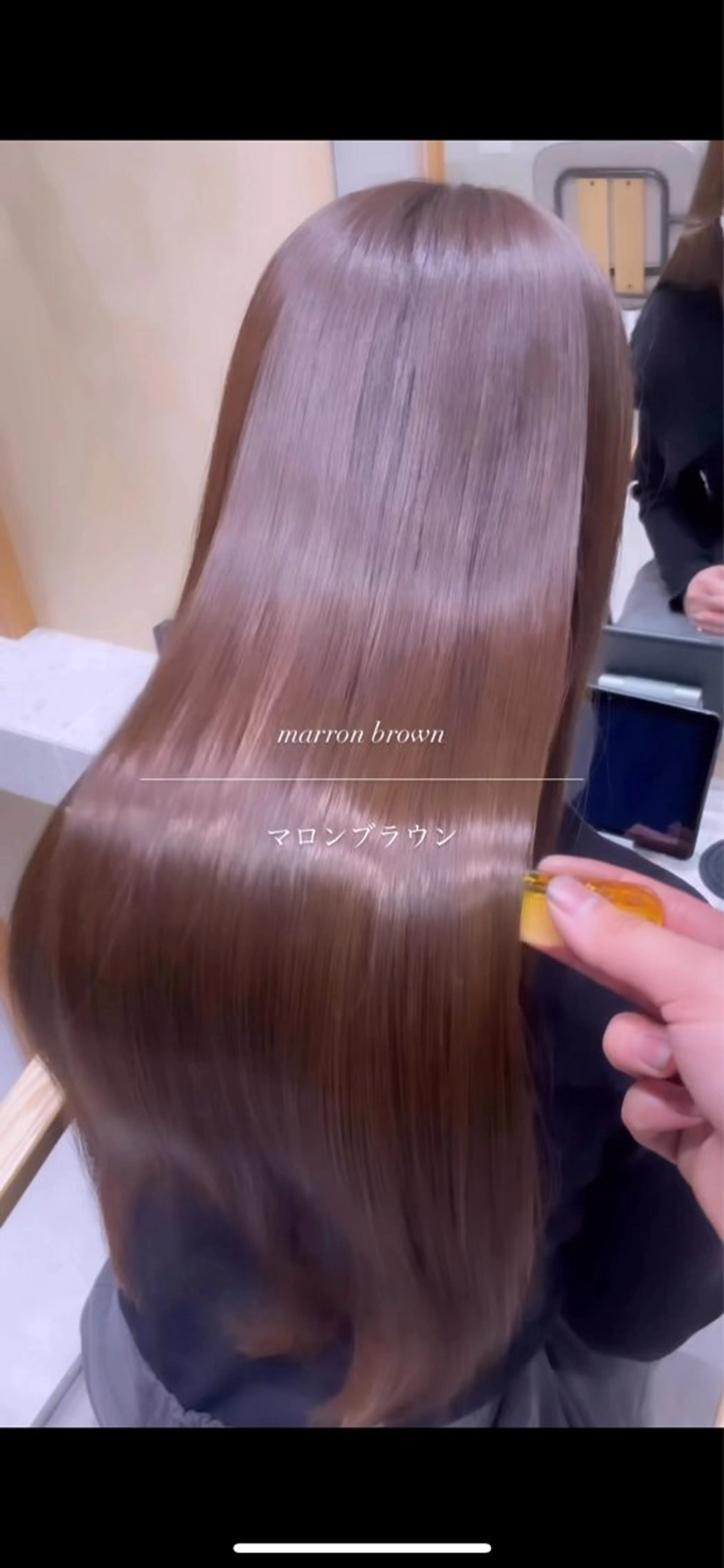 ロング カット ヘアカラー トリートメント 🥀暖色/髪質改善 🥀🫧秋元大地🫧のヘアスタイル