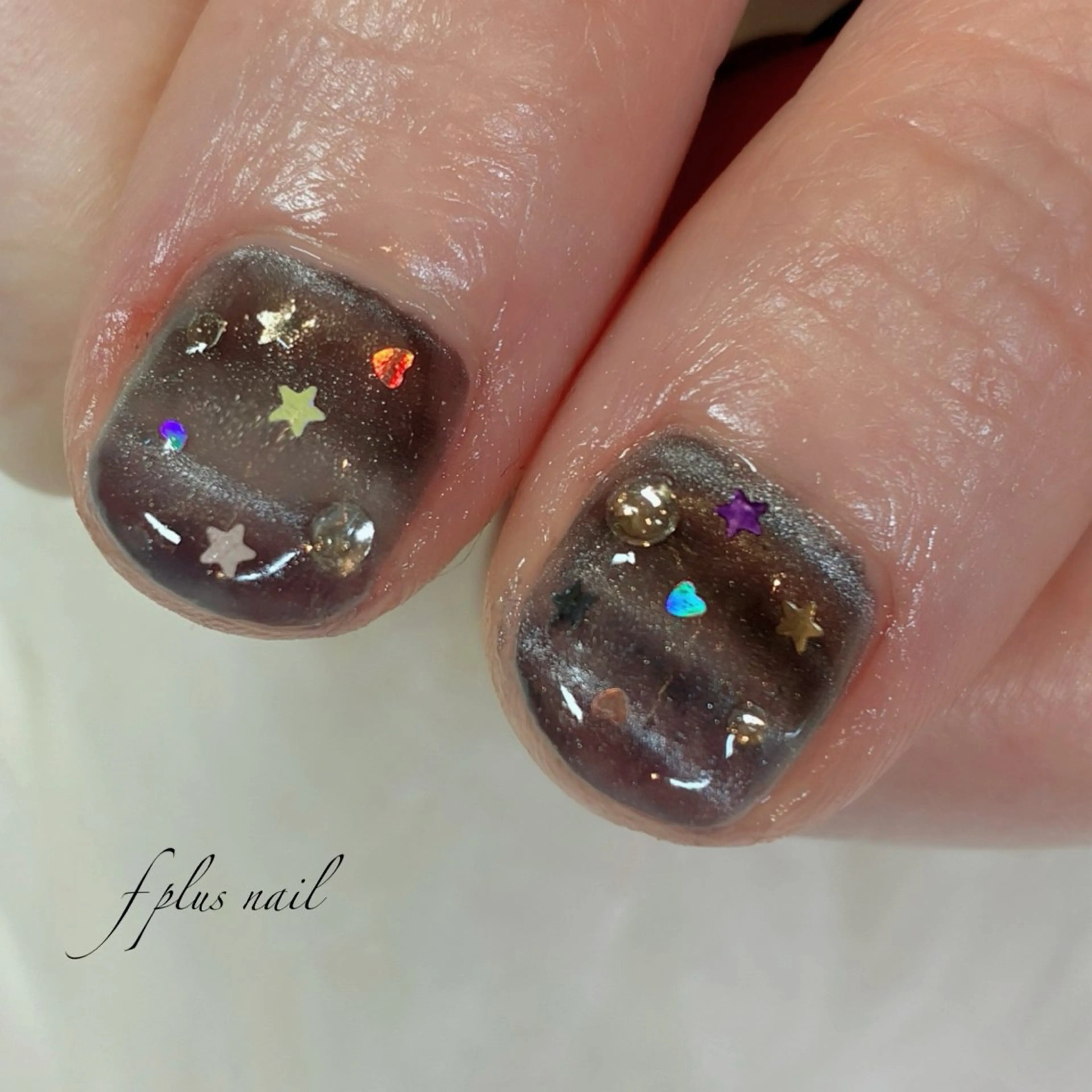 ネイル ボーダー ハンドネイル kanako nail🌷のネイルデザイン
