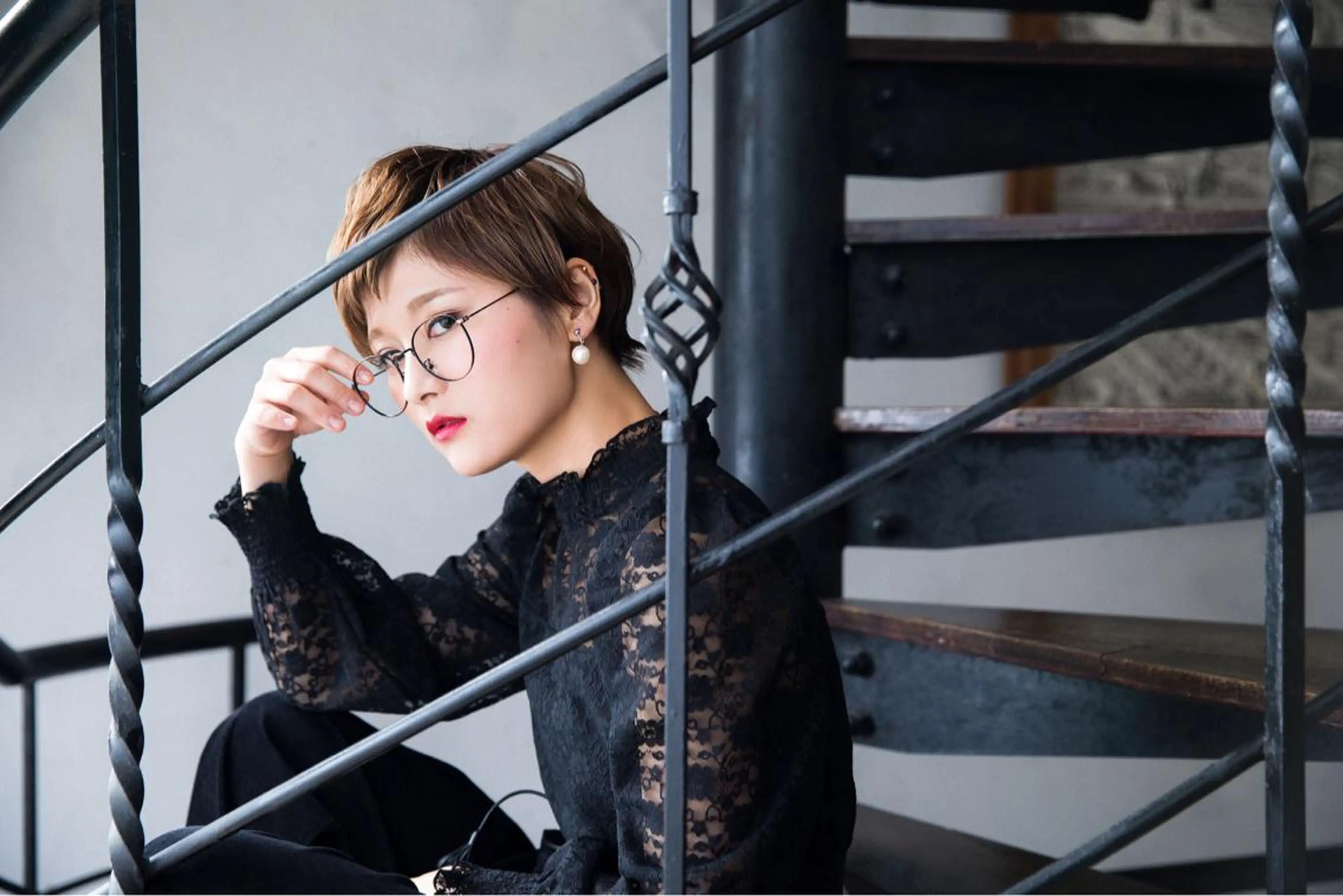 ショート カット トリートメント 所渉/韓国レイヤー /ウルフカットのヘアスタイル