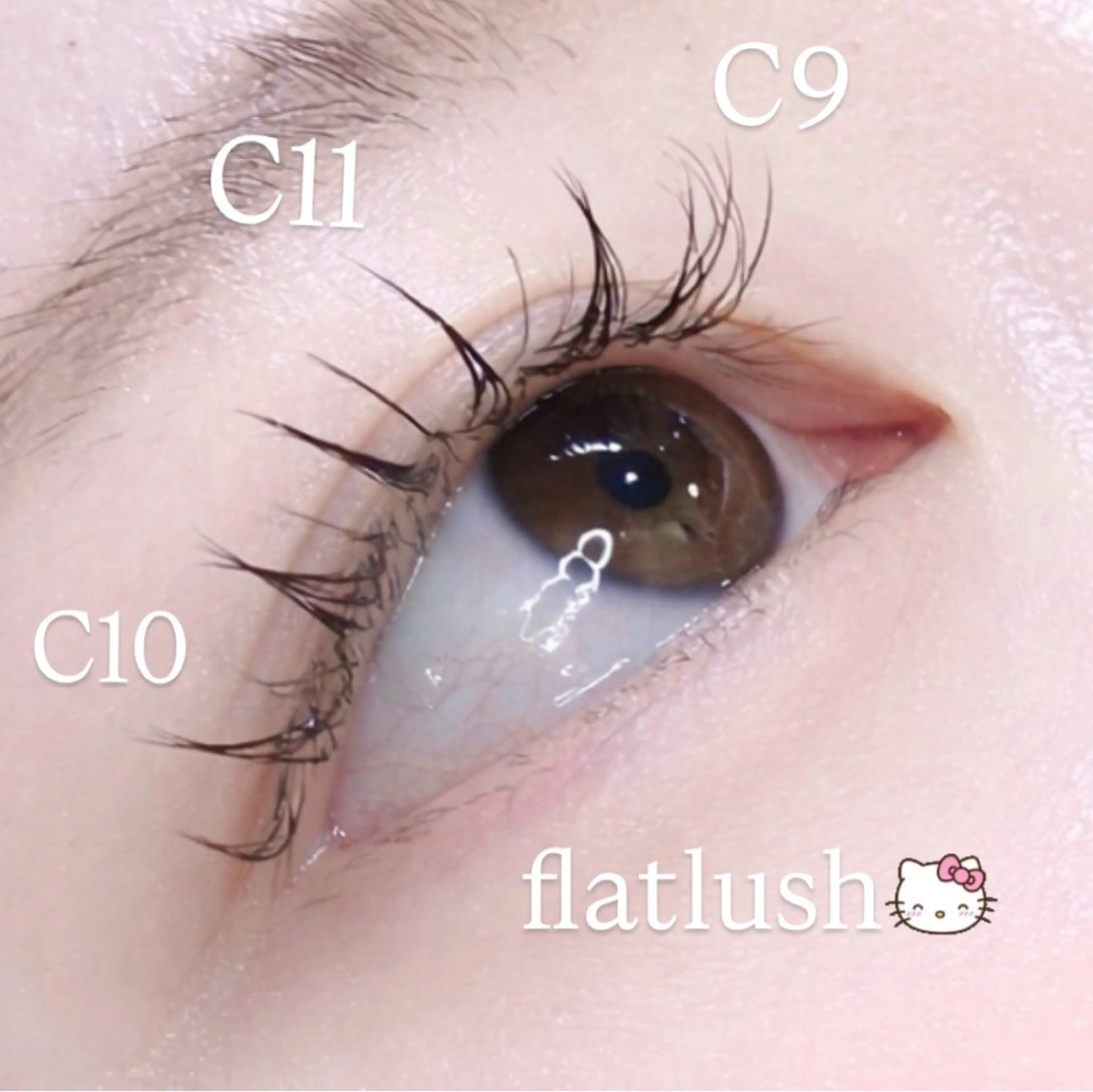 マツエク・マツパ フラットラッシュ OLIVIA 松本のマツエク・マツパデザイン