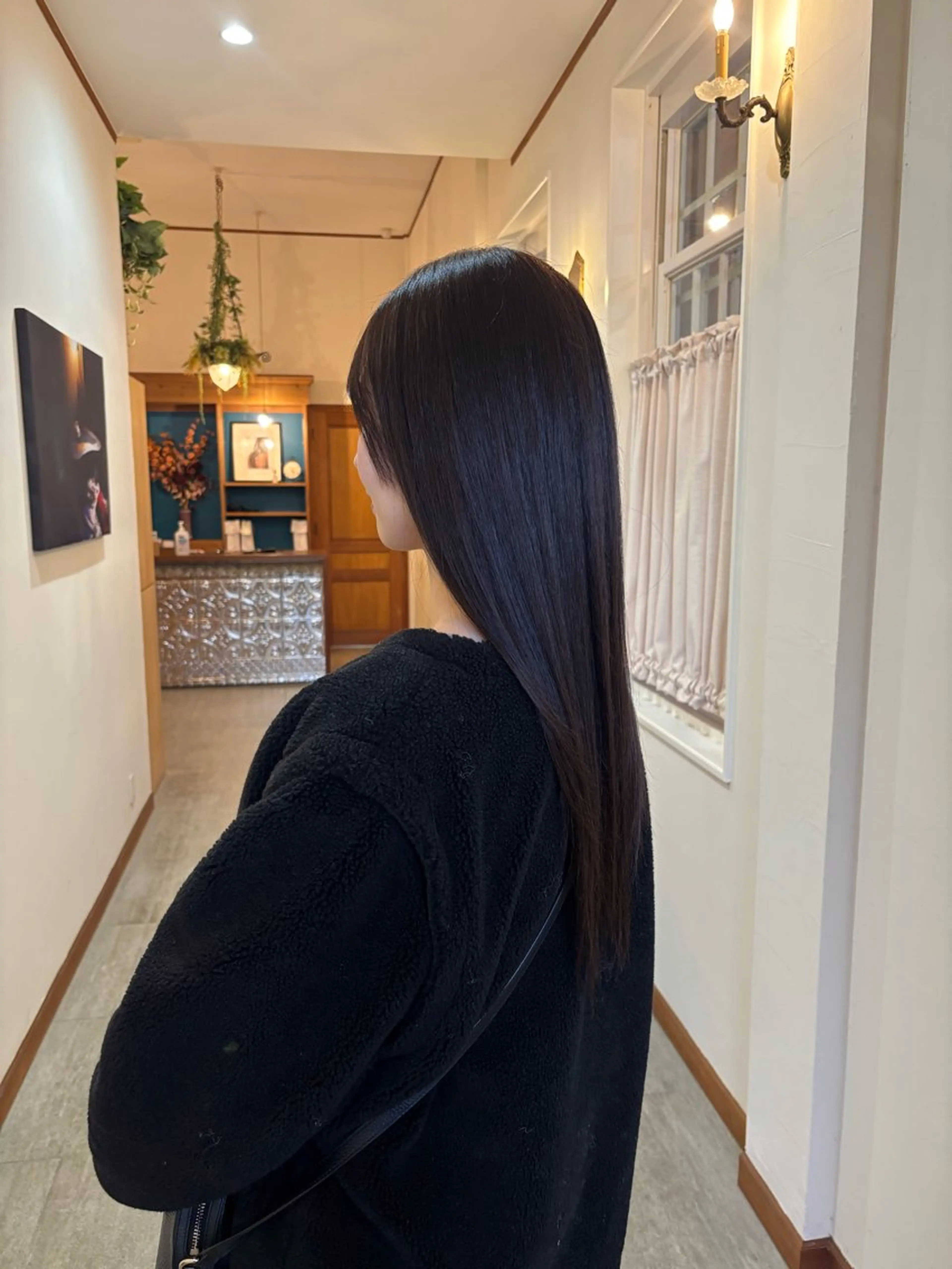 ロング カラー ヘアカラー トリートメント 兼子莉彩 ／暗髪🤎／暖色🍒のヘアスタイル