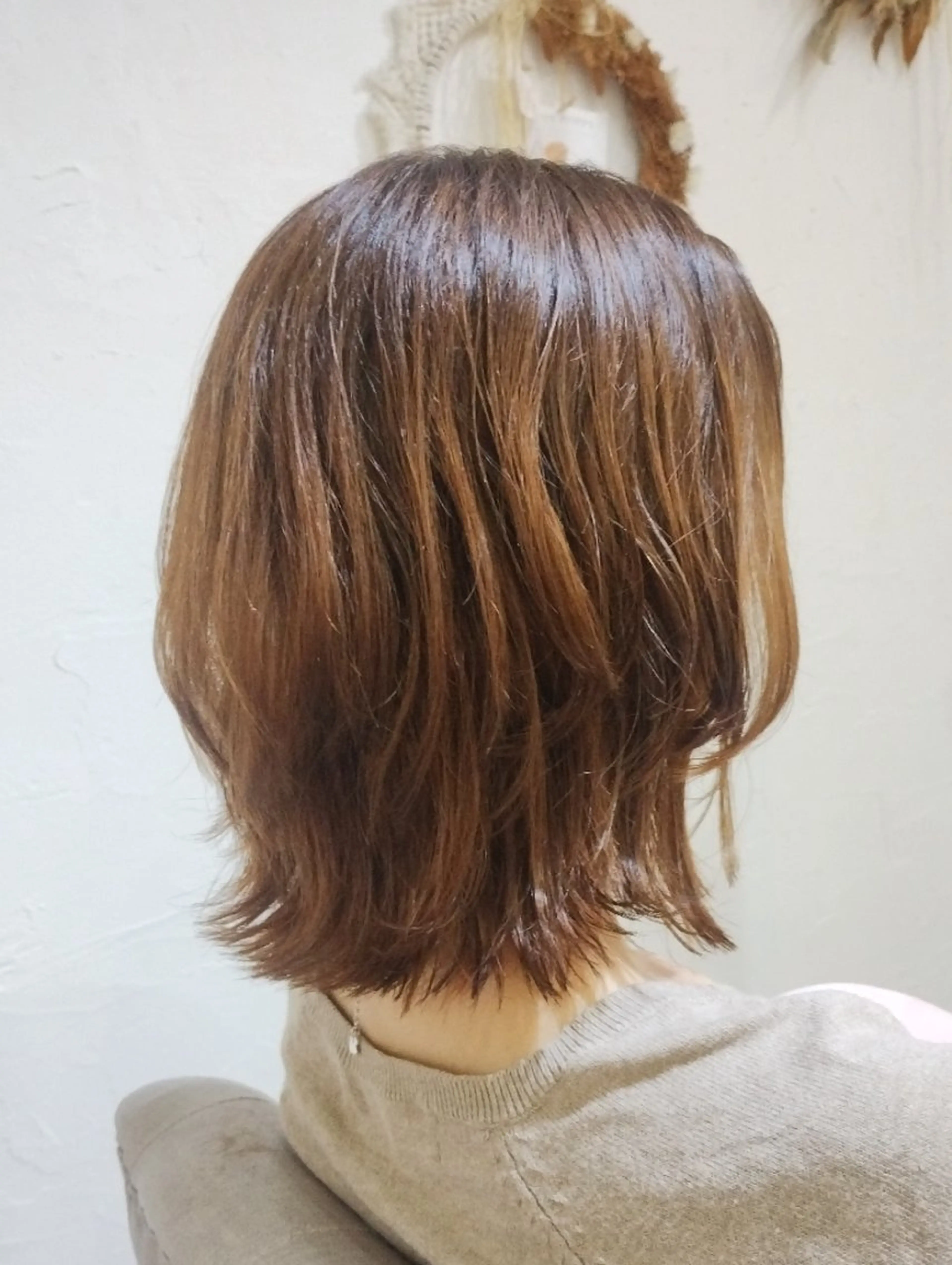 ミディアム カット トリートメント ヘッドスパ amiu/カラー/ス パ🐰土井志歩のヘアスタイル