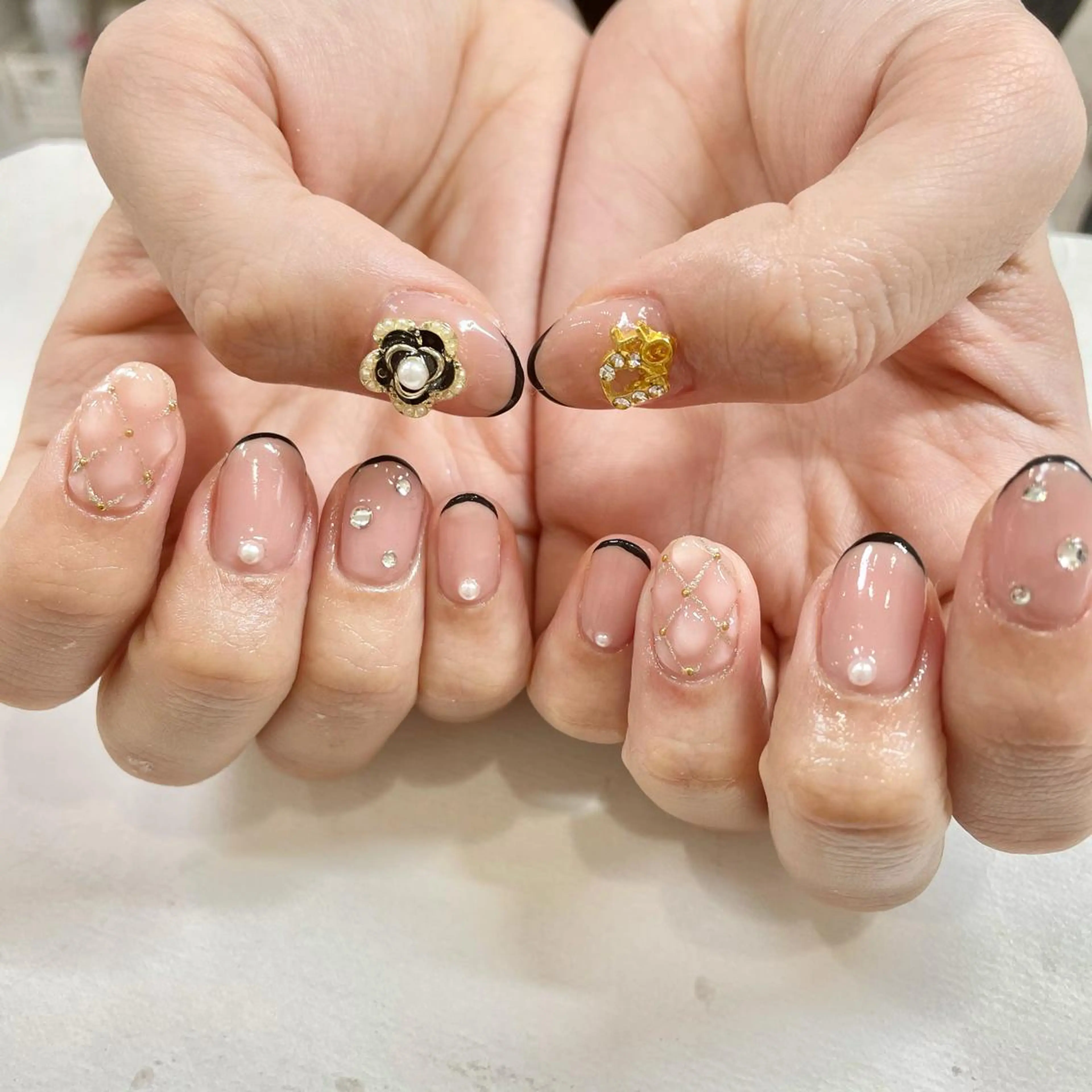 ネイル クリアネイル 🎀AYAKO 🎀中韓ネイルのネイルデザイン