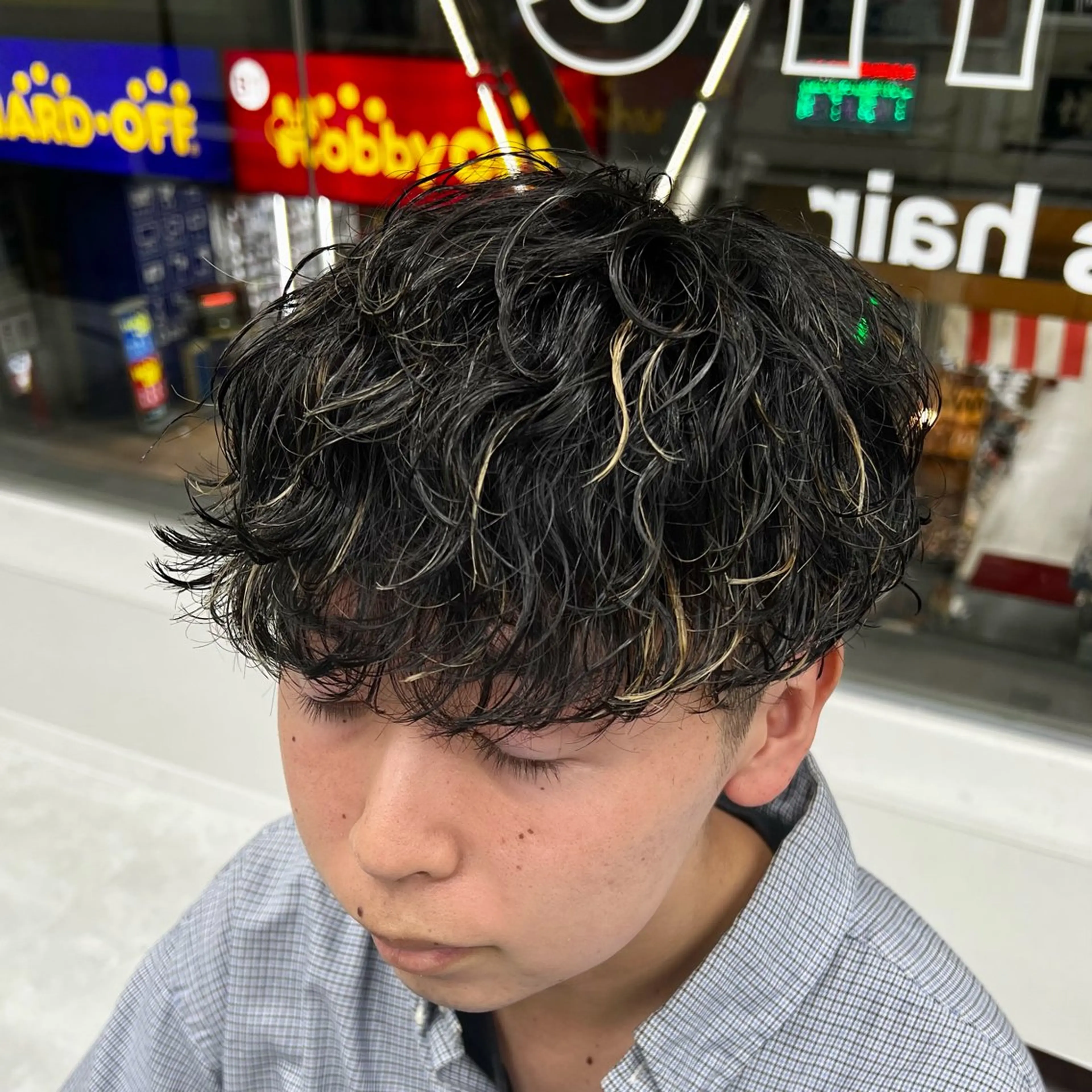 ショート パーマ メンズ カット パーマ メンズパーマ名人 TAKUMAのヘアスタイル