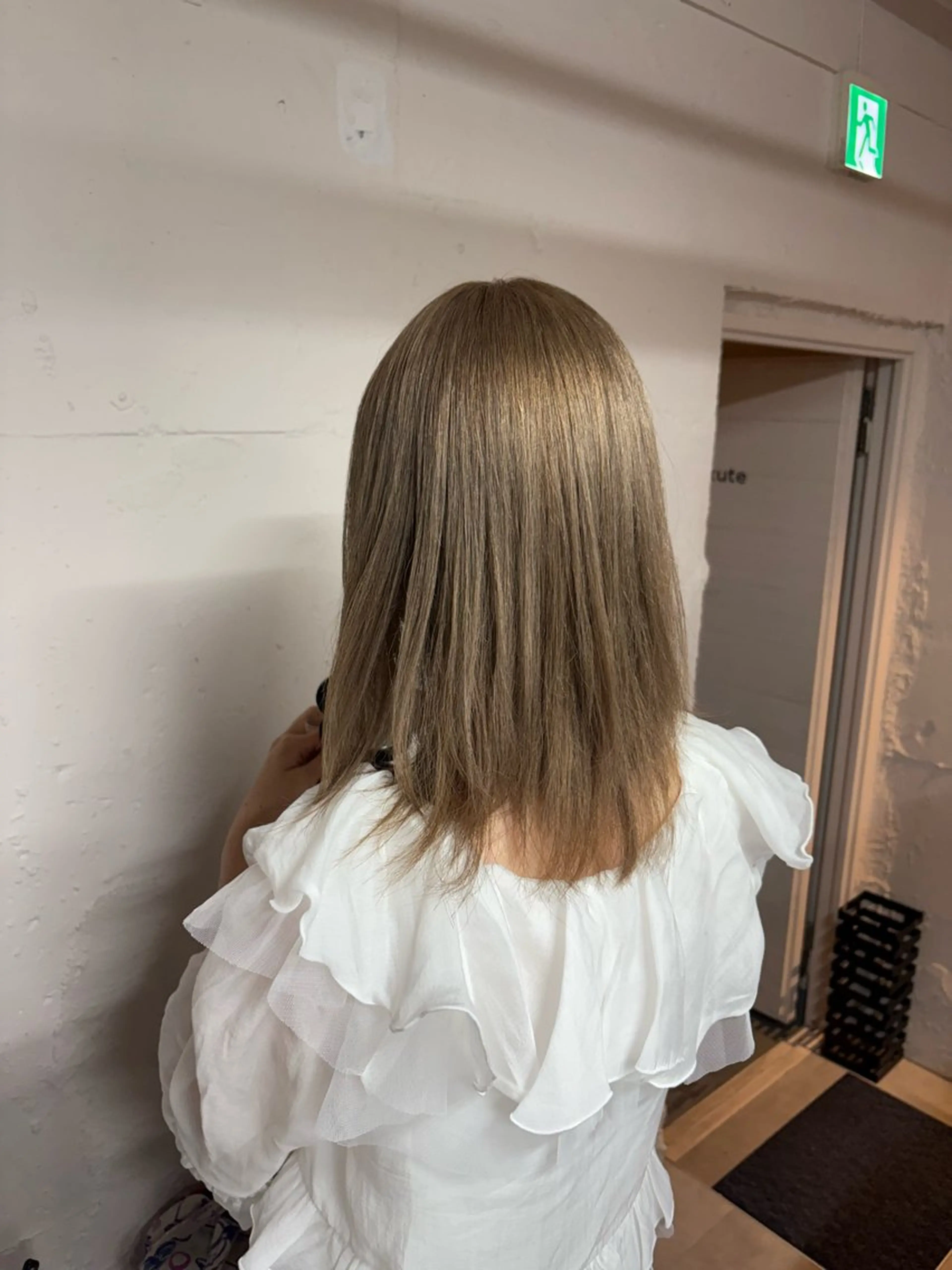 セミロング tokute 中野真咲🐺のヘアスタイル