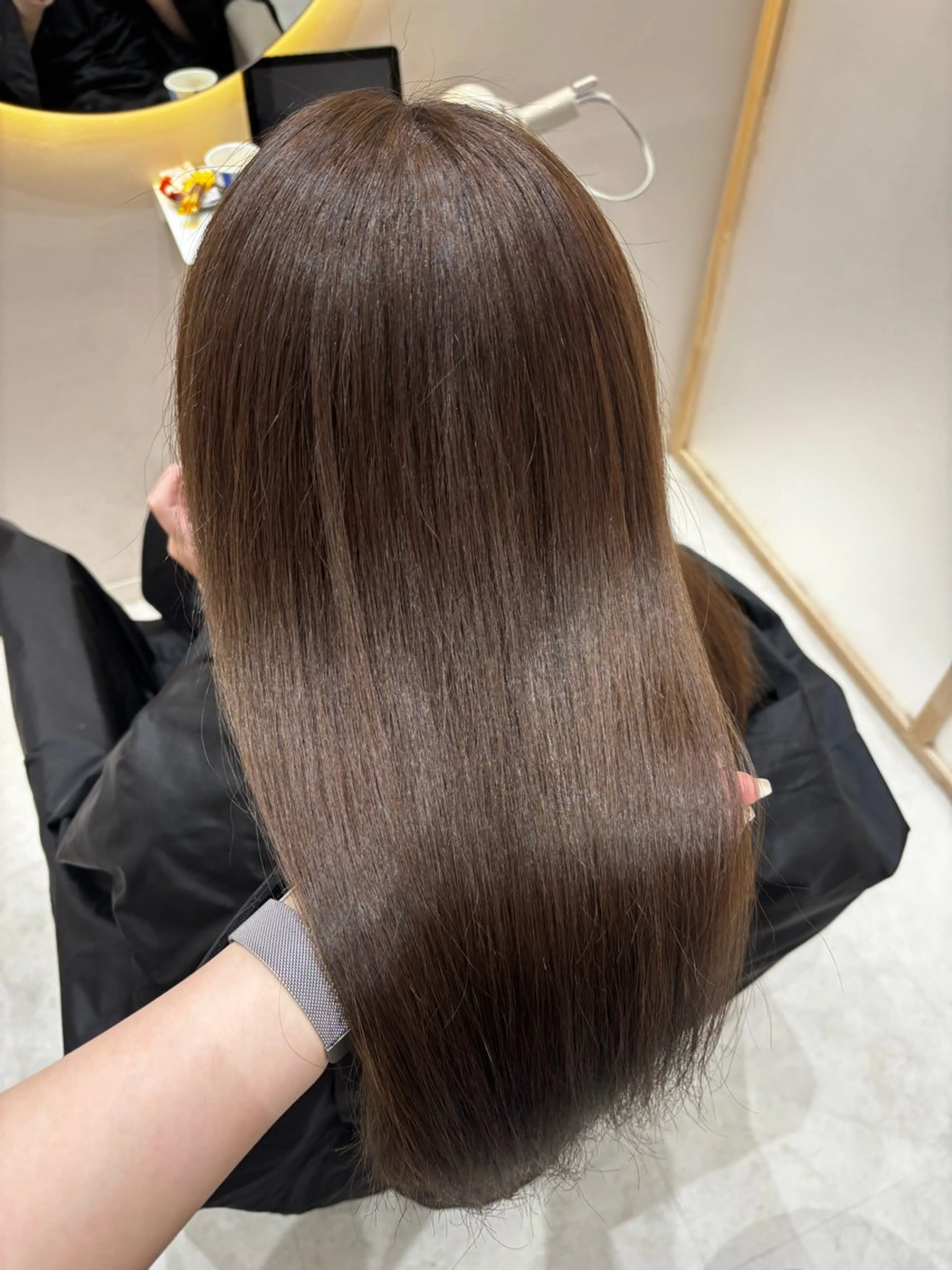 ロング カット ヘアカラー トリートメント 韓国レイヤーカット/ 🩶HARUKA🩶のヘアスタイル