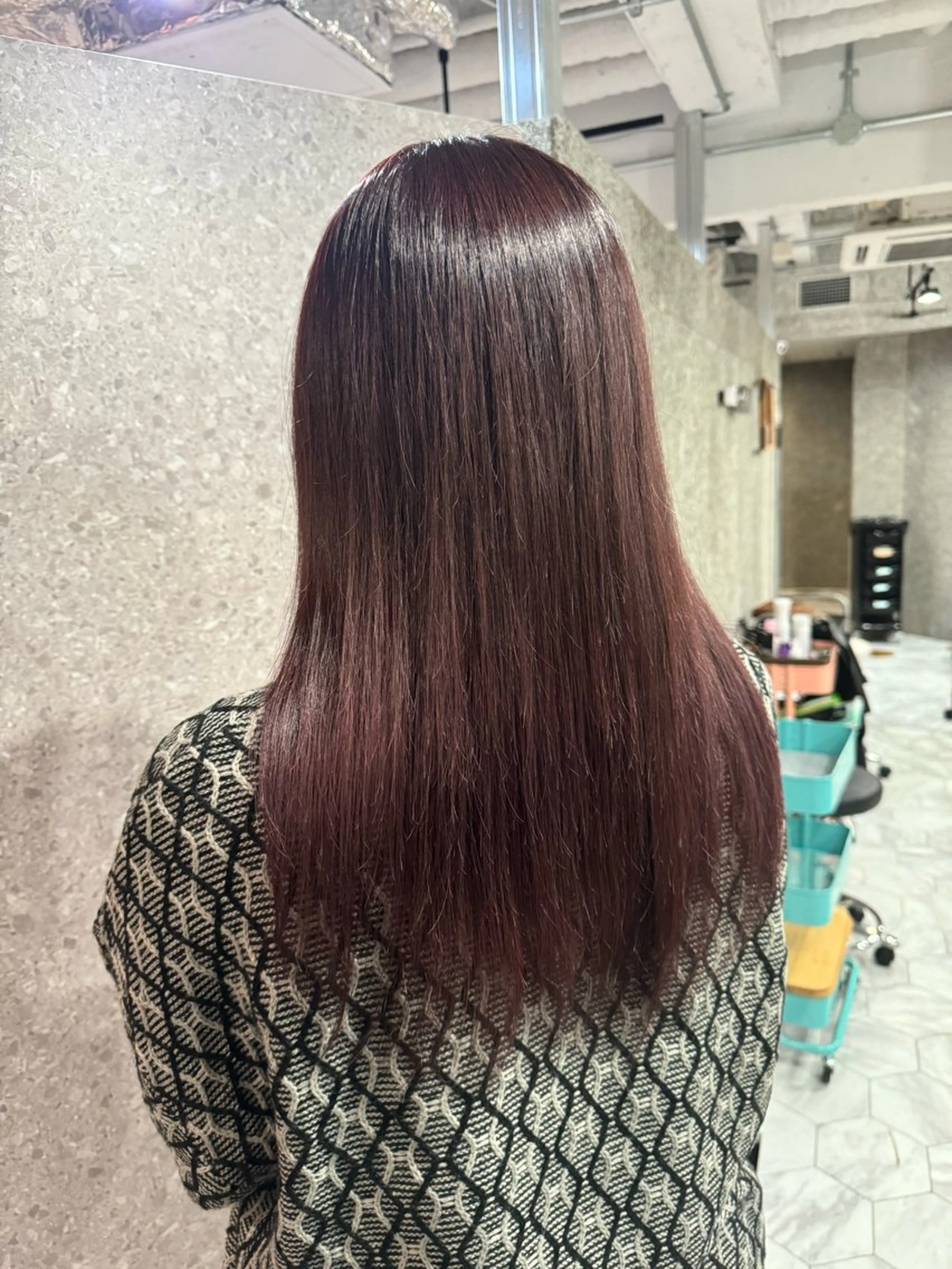 セミロング ヘアカラー トリートメント 🌙米谷 拓海のヘアスタイル