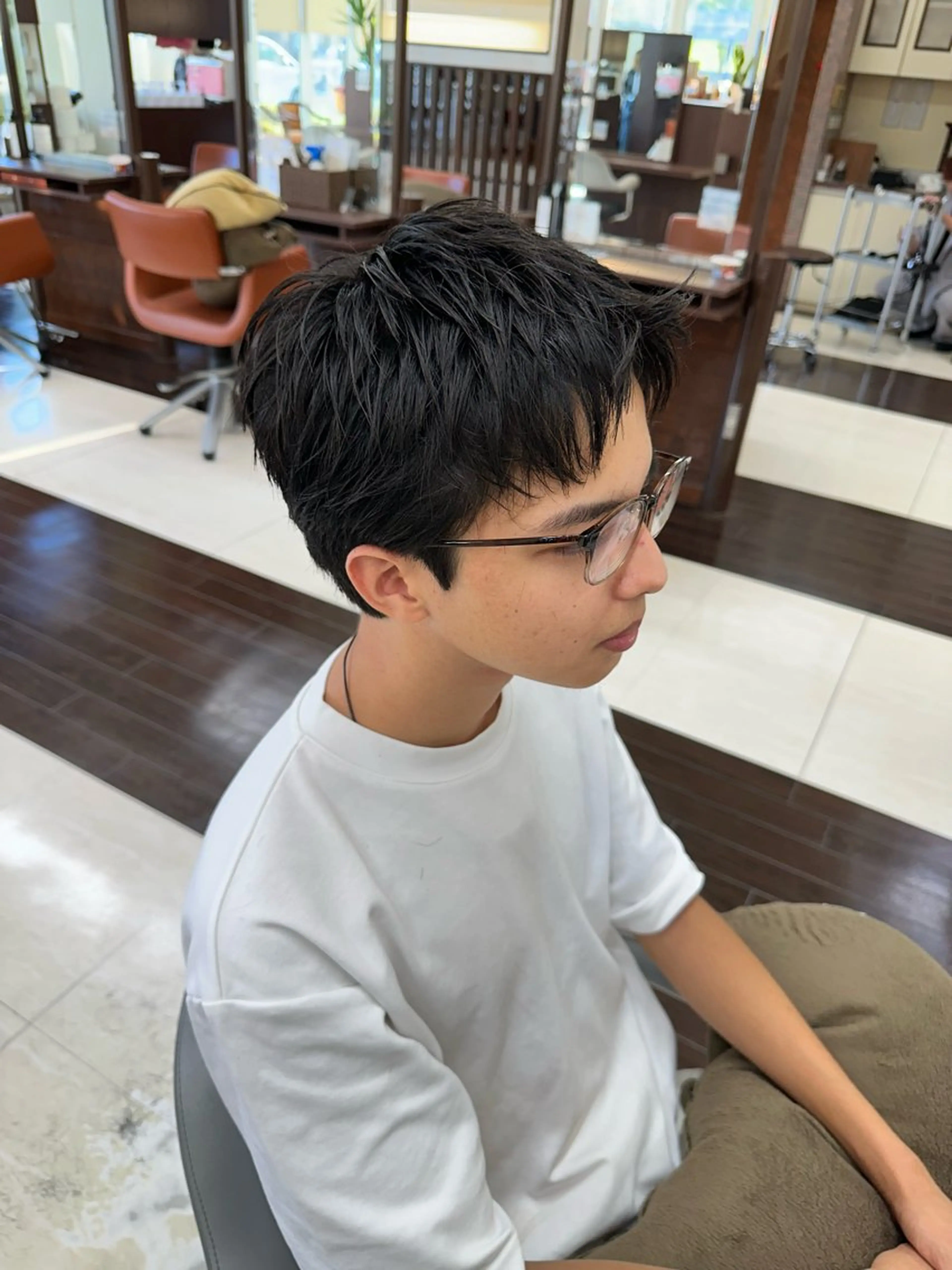 ショート カラー パーマ メンズ スパイキーショート ショートヘア カット ヘアセット 毎月230人担当/ メンズヘア/清和武虎のヘアスタイル