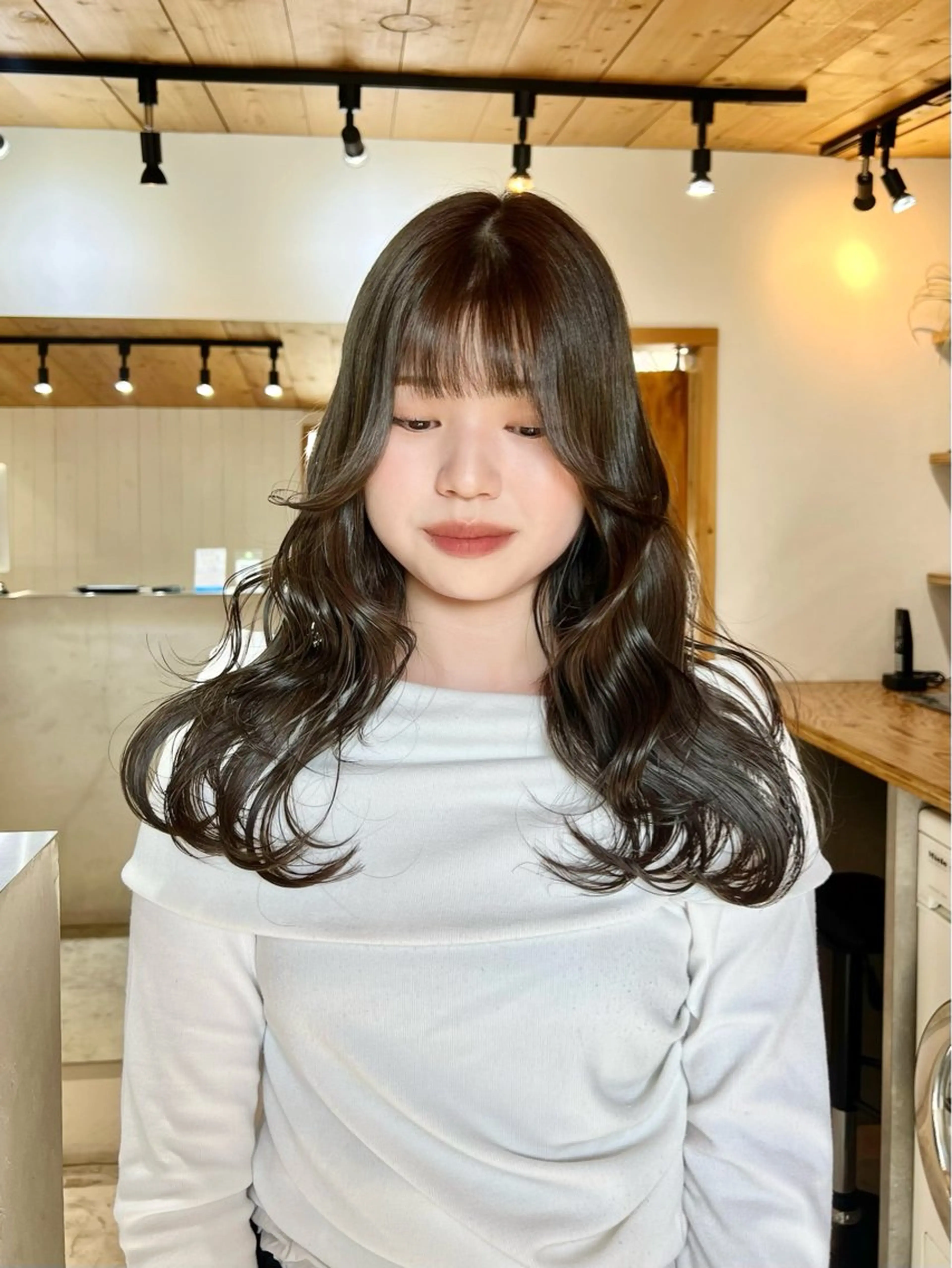 ロング ヘアカラー 暖色カラー/レイヤー カット☁️MEI☁️のヘアスタイル