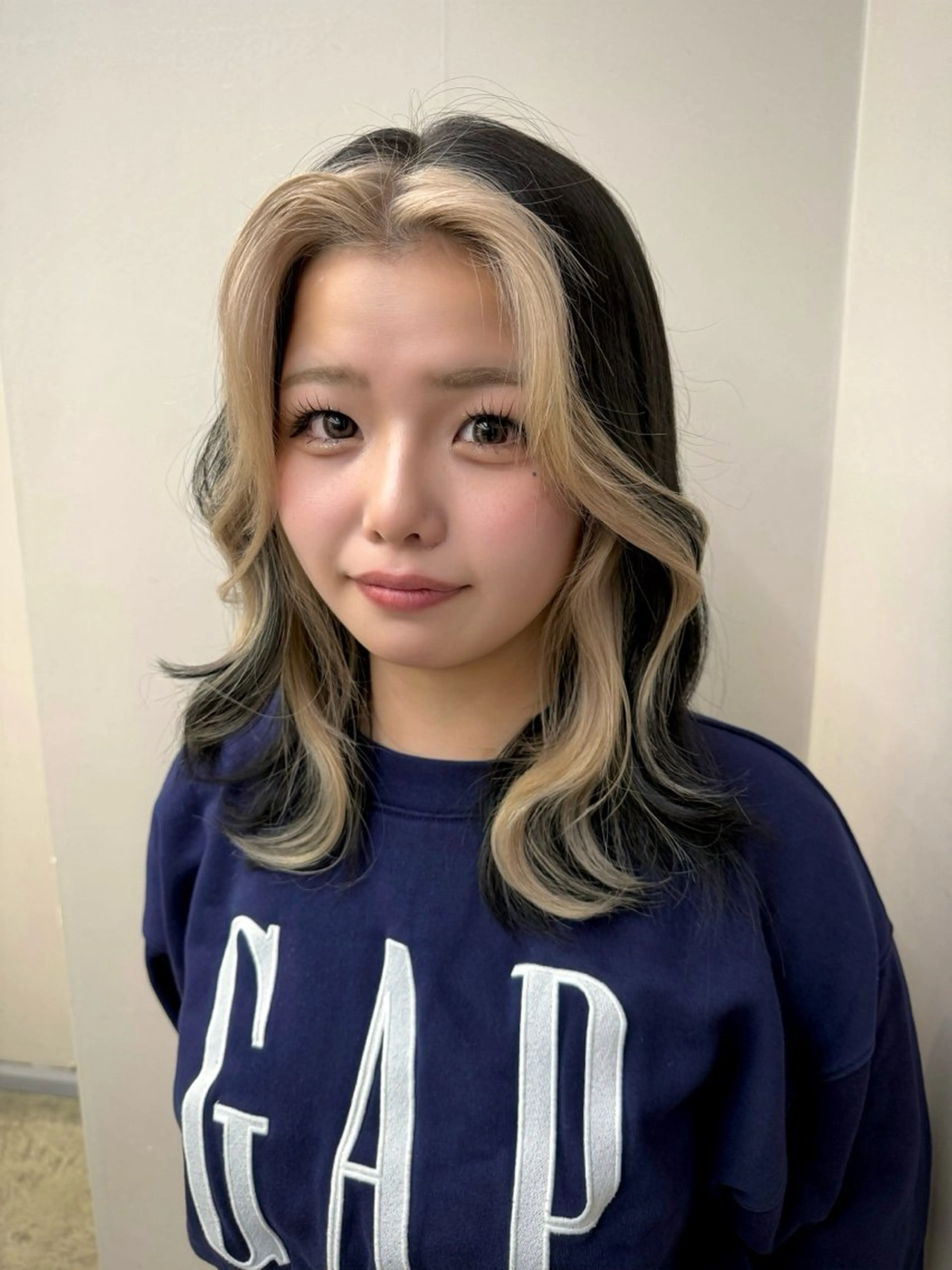 ミディアム カラー カラー特化/ブリーチ 梅田中崎町/あかりのヘアスタイル