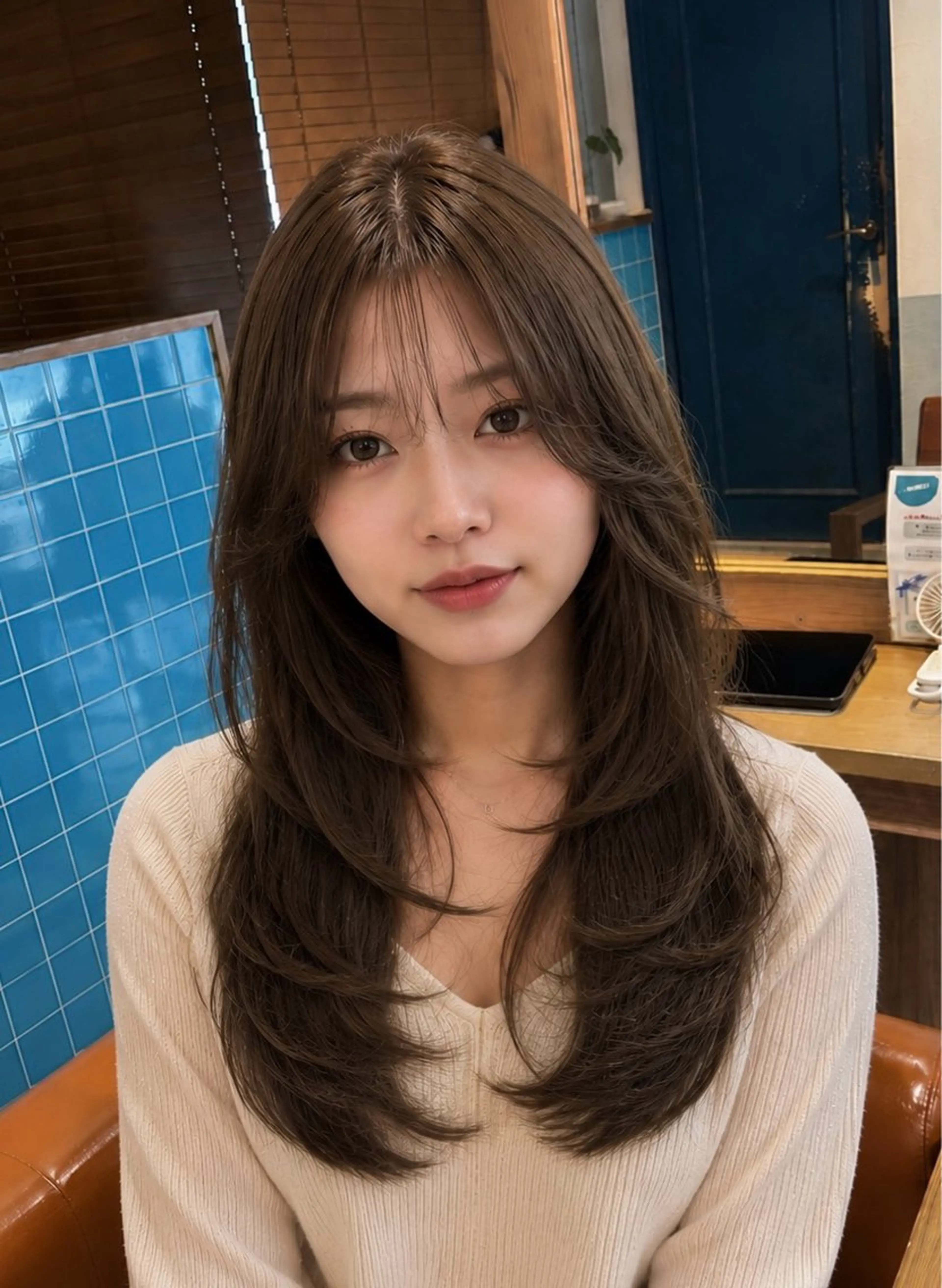 ロング カラー カット ヘアカラー トリートメント 透明感ヘア×髪質 改善💎HARUKAのヘアスタイル