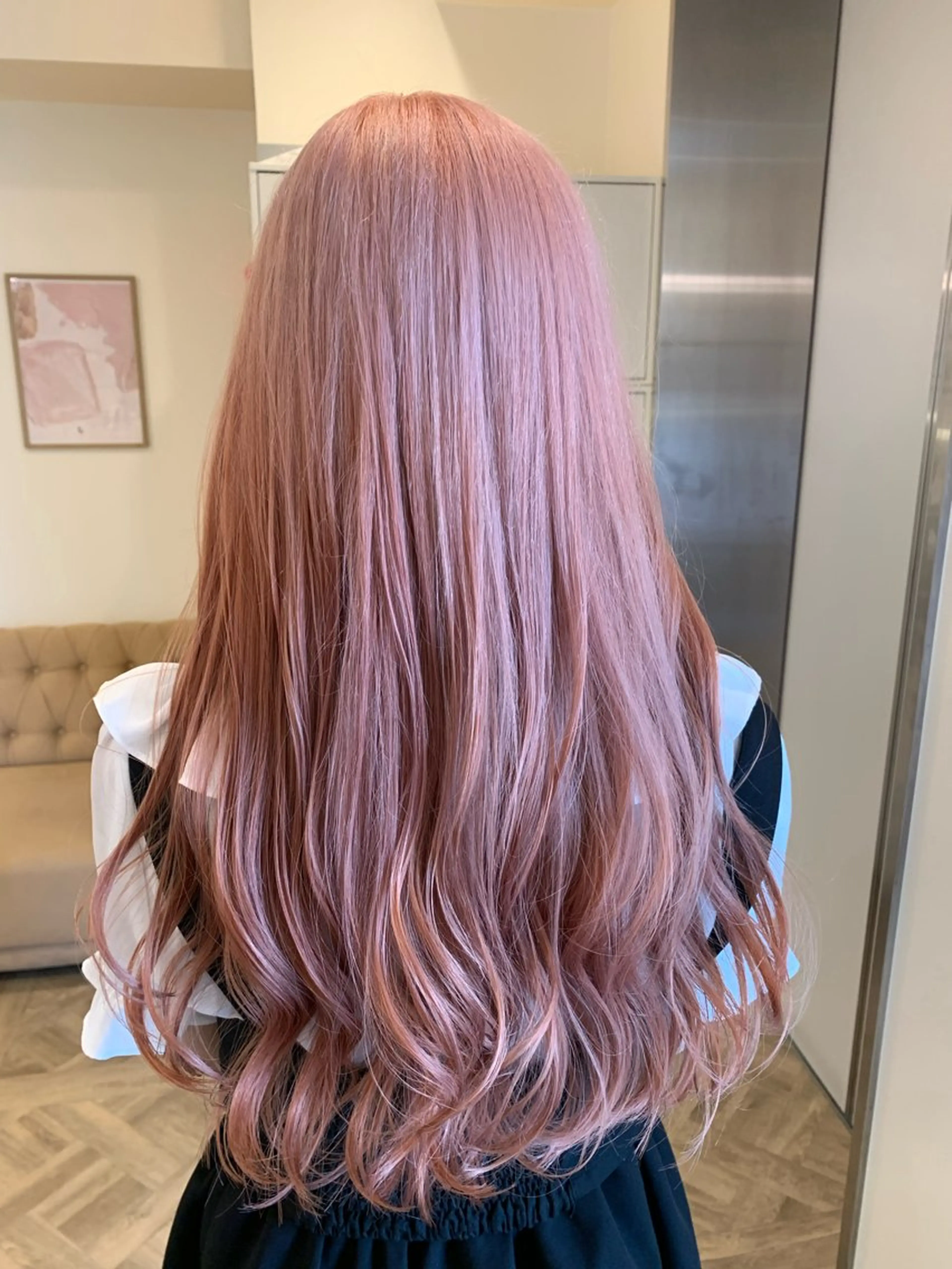 ロング カラー ヘアカラー トリートメント 矢場町/ダブルカラー /レイヤー/アリサのヘアスタイル