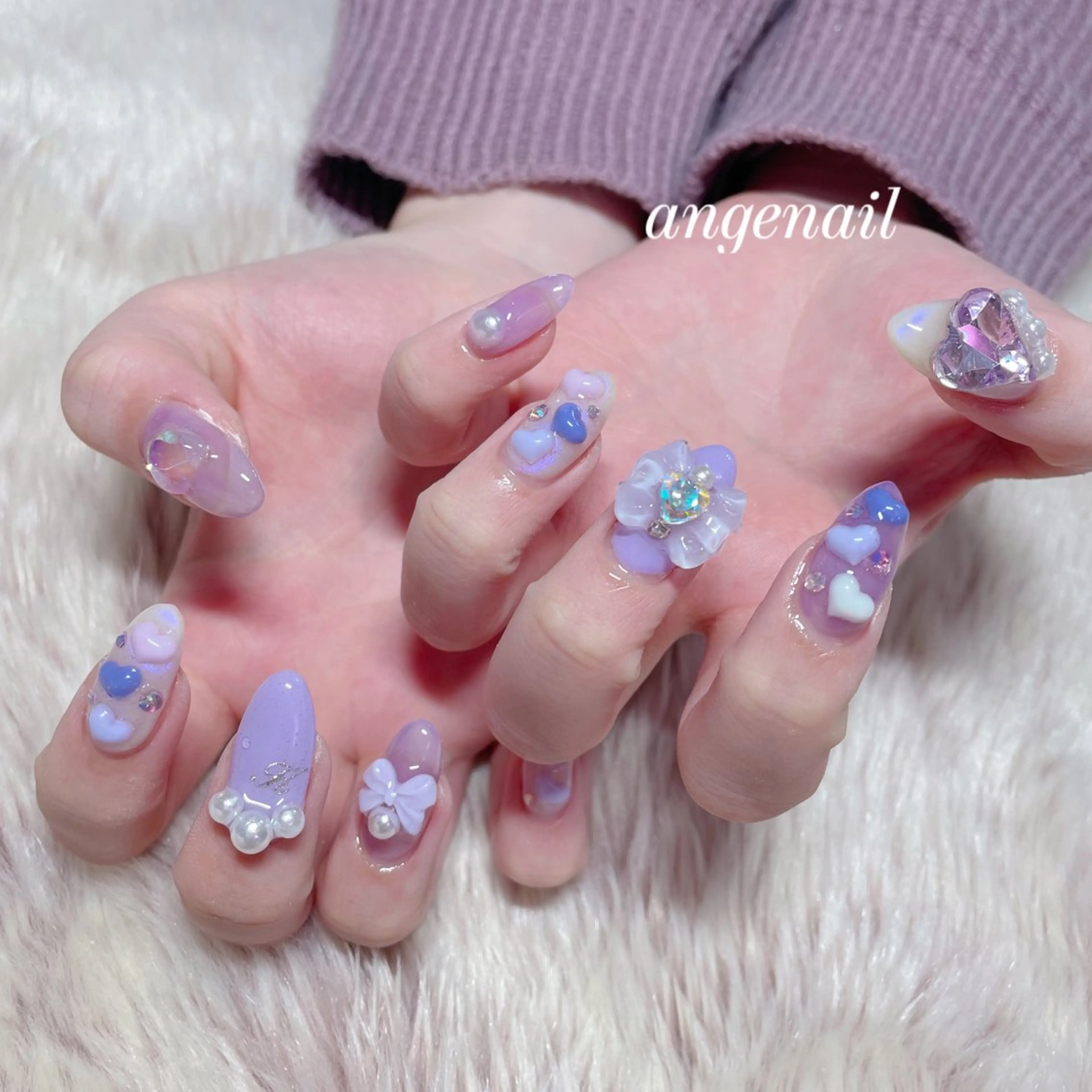 ネイル ハンドネイル オーナーネイリスト MAKIのネイルデザイン