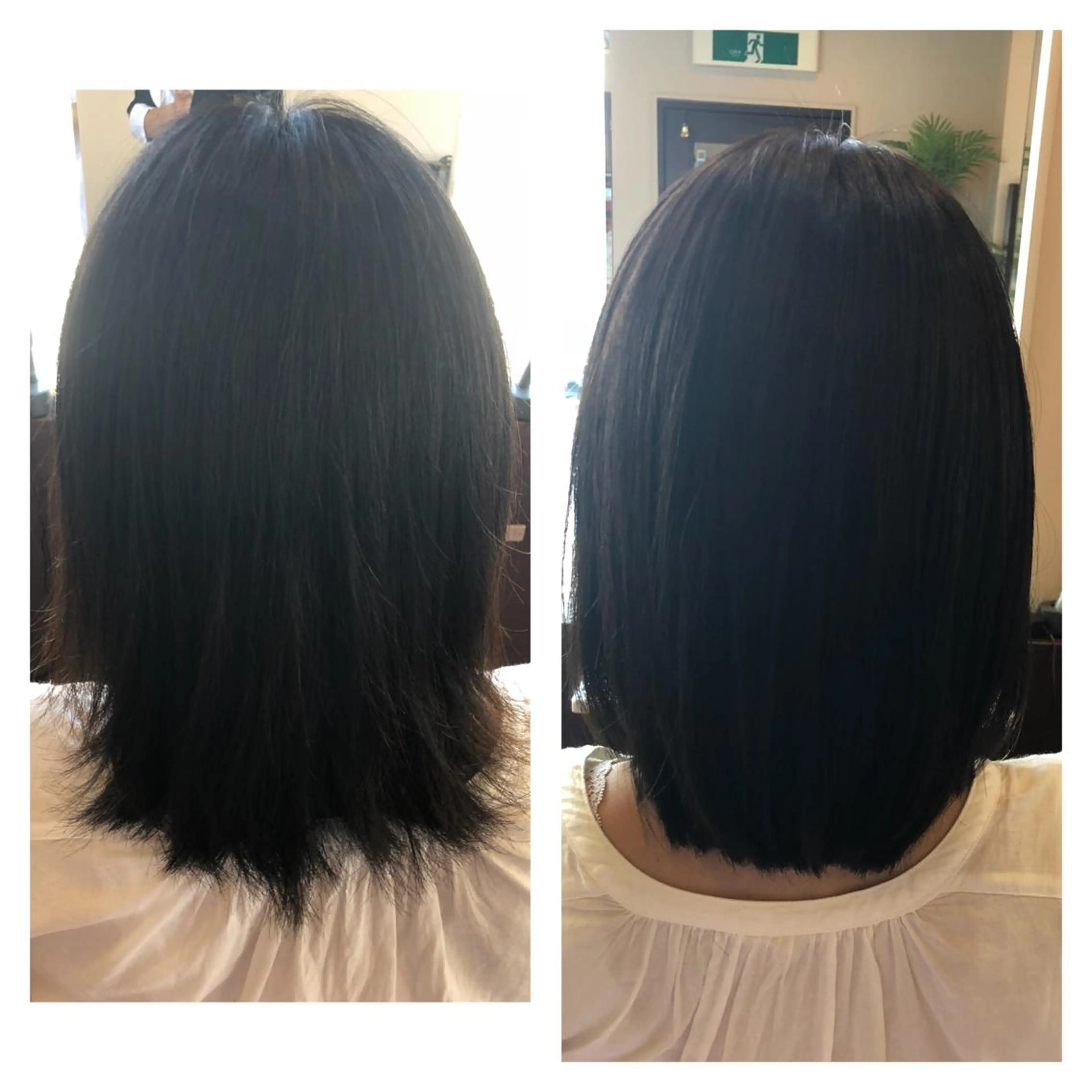 セミロング カット やまぐち まりんのヘアスタイル