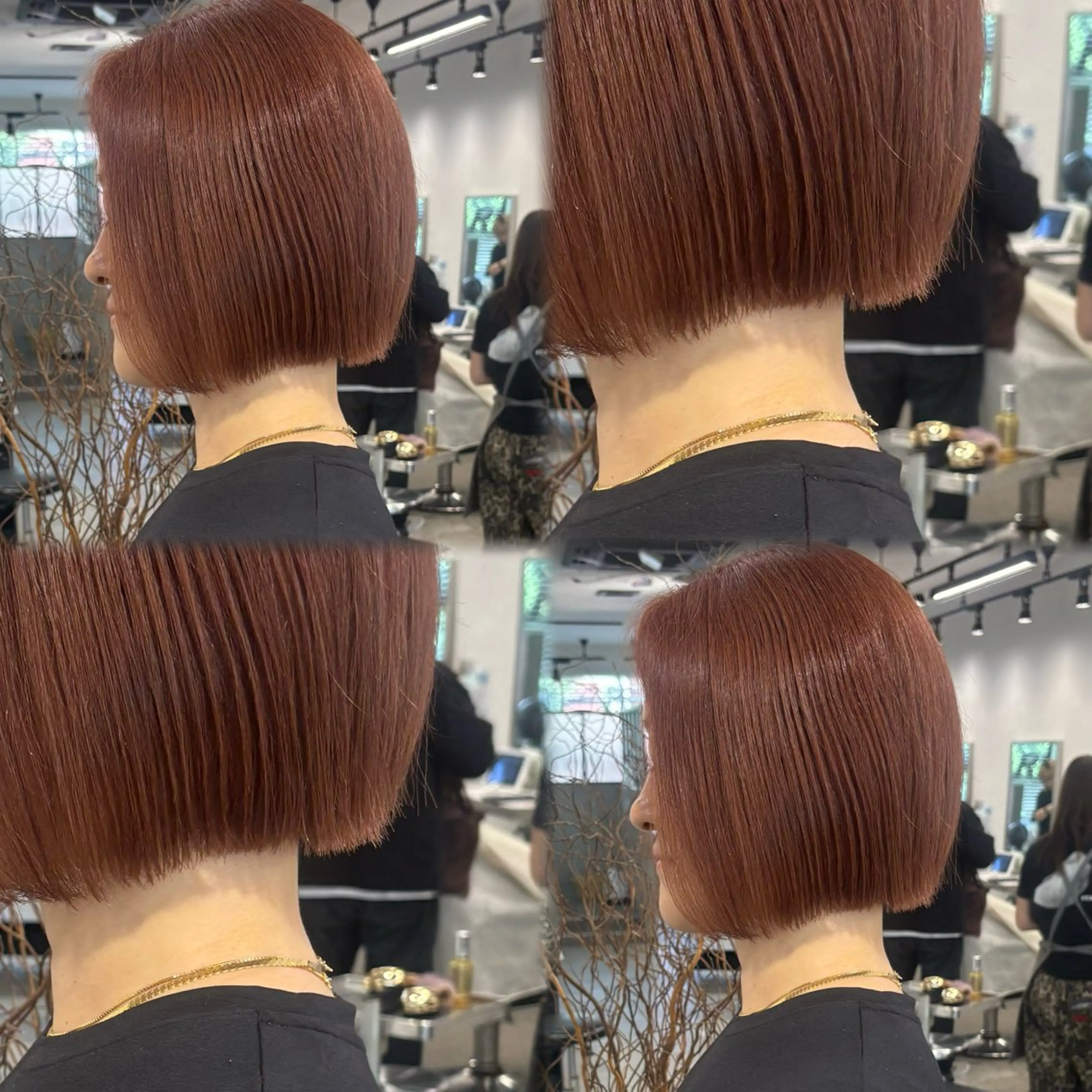 ショート カラー 髪質改善ストレート /暖色カラー🎀🪞のヘアスタイル