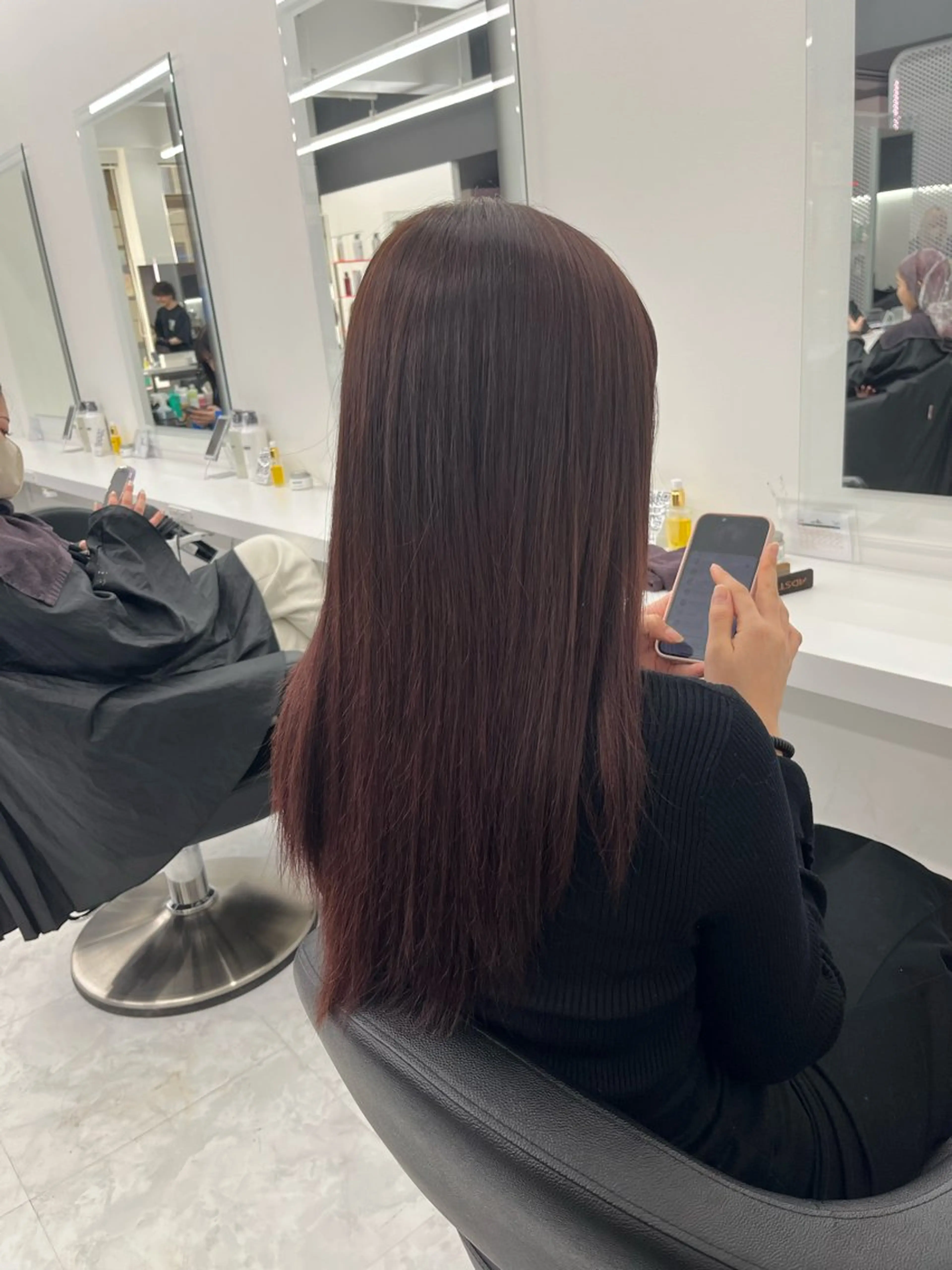 ロング カラー レッドカラー ヘアカラー 💖トレンド春夏 カラー💖FUTAのヘアスタイル