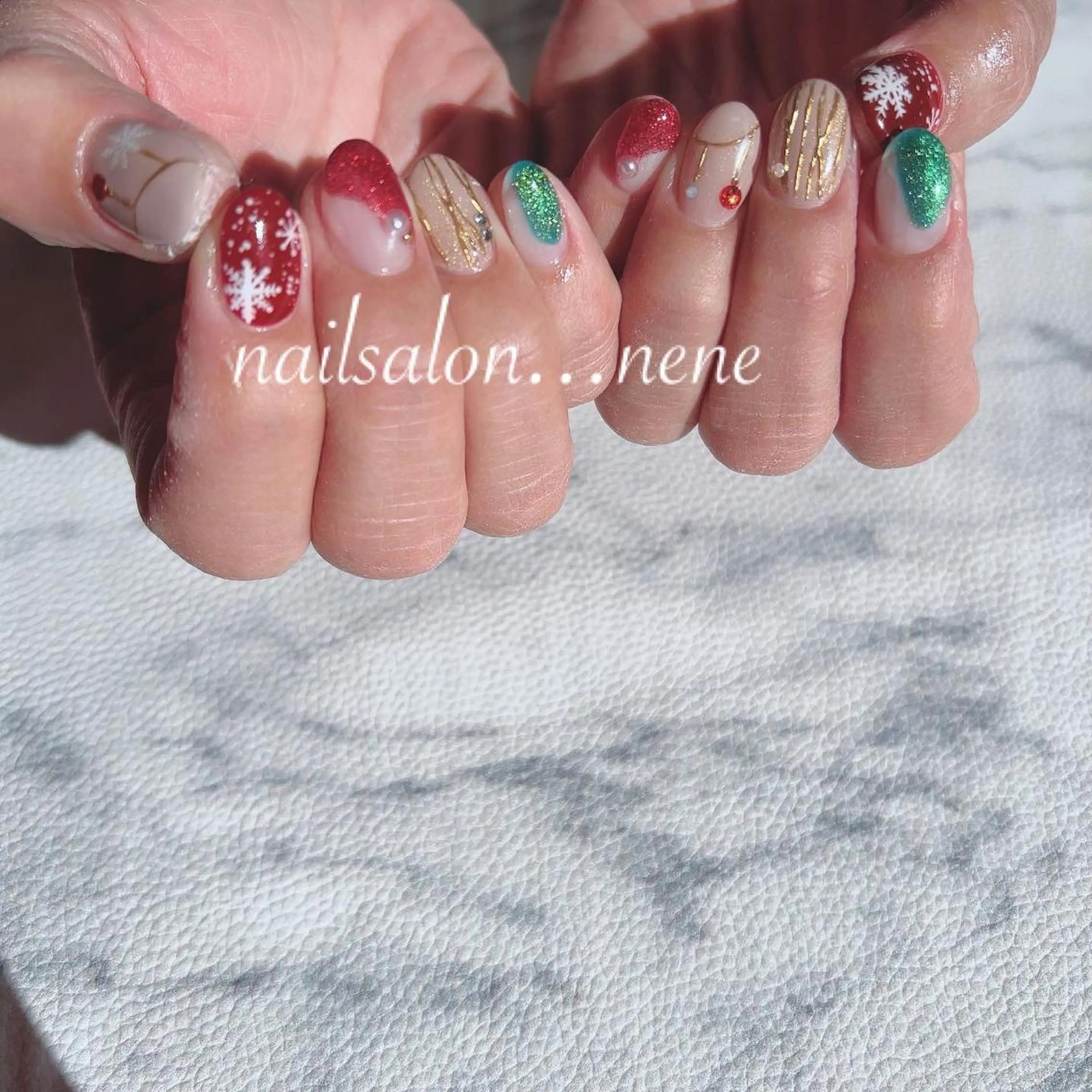 ネイル 冬ネイル nailsalon ...neneのネイルデザイン