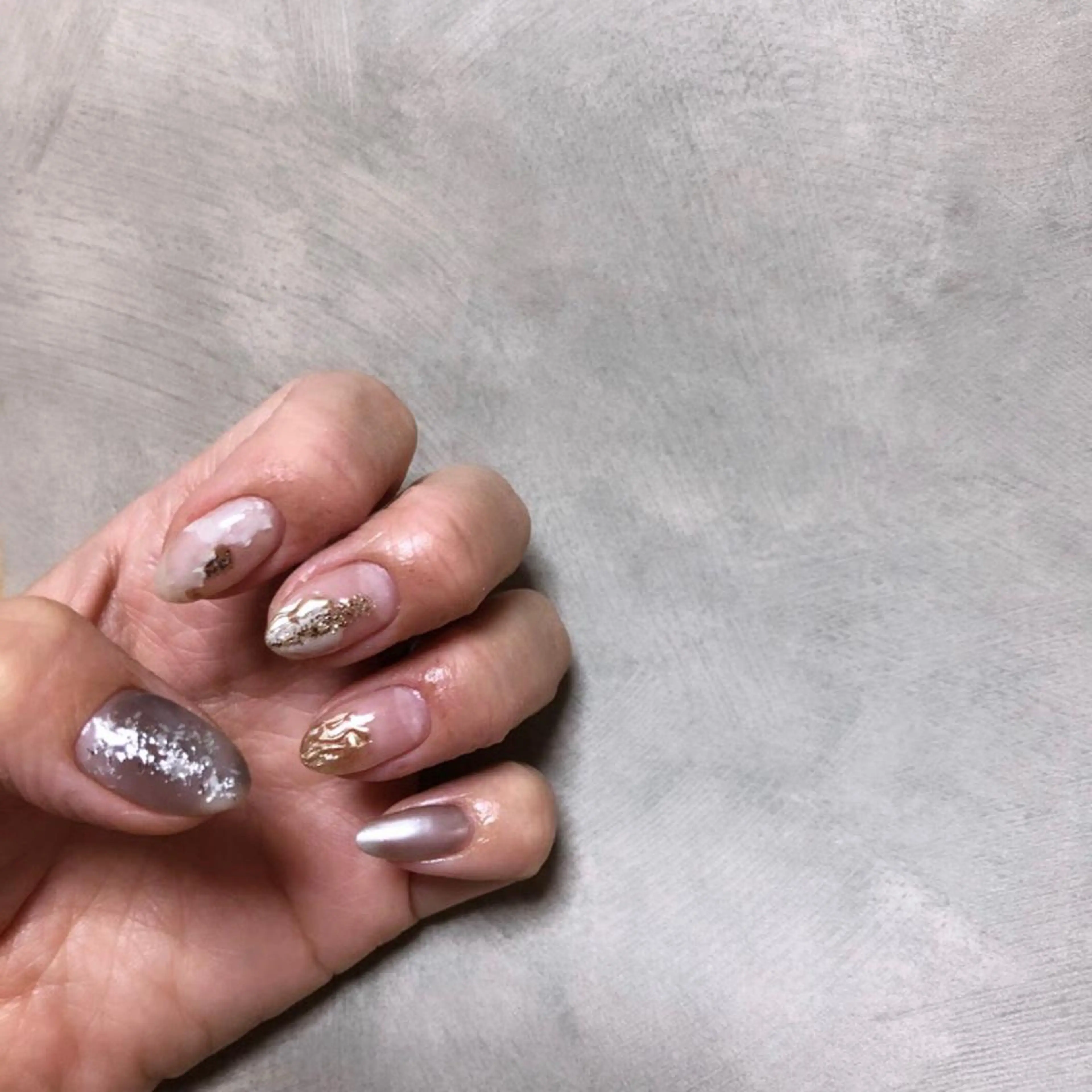 ネイル ハンドネイル private_ salon.Leaのネイルデザイン