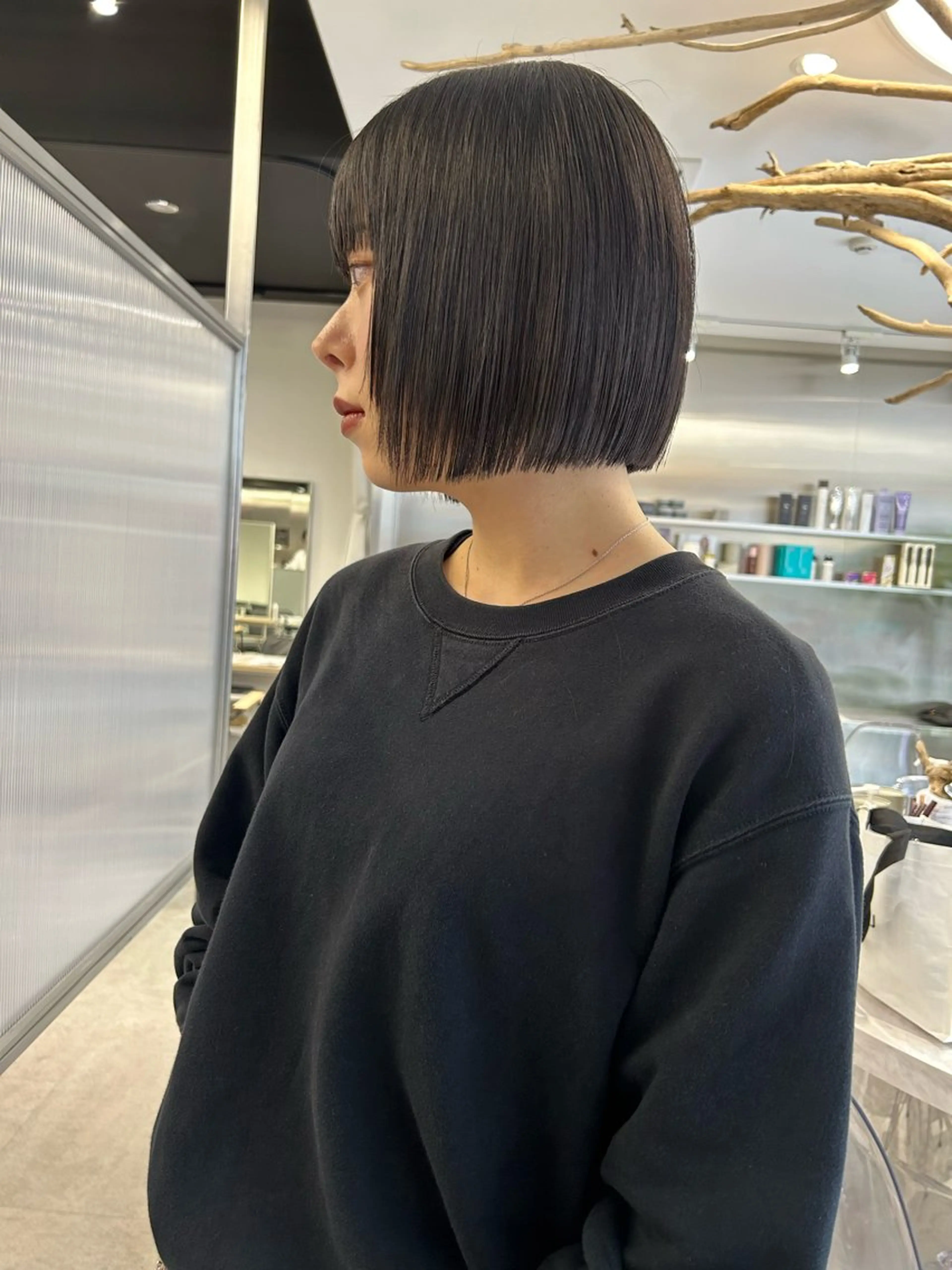 ショート カラー カット ヘアカラー 透明感ツヤカラー/ アイリスト/ゆきなのマツエク・マツパデザイン