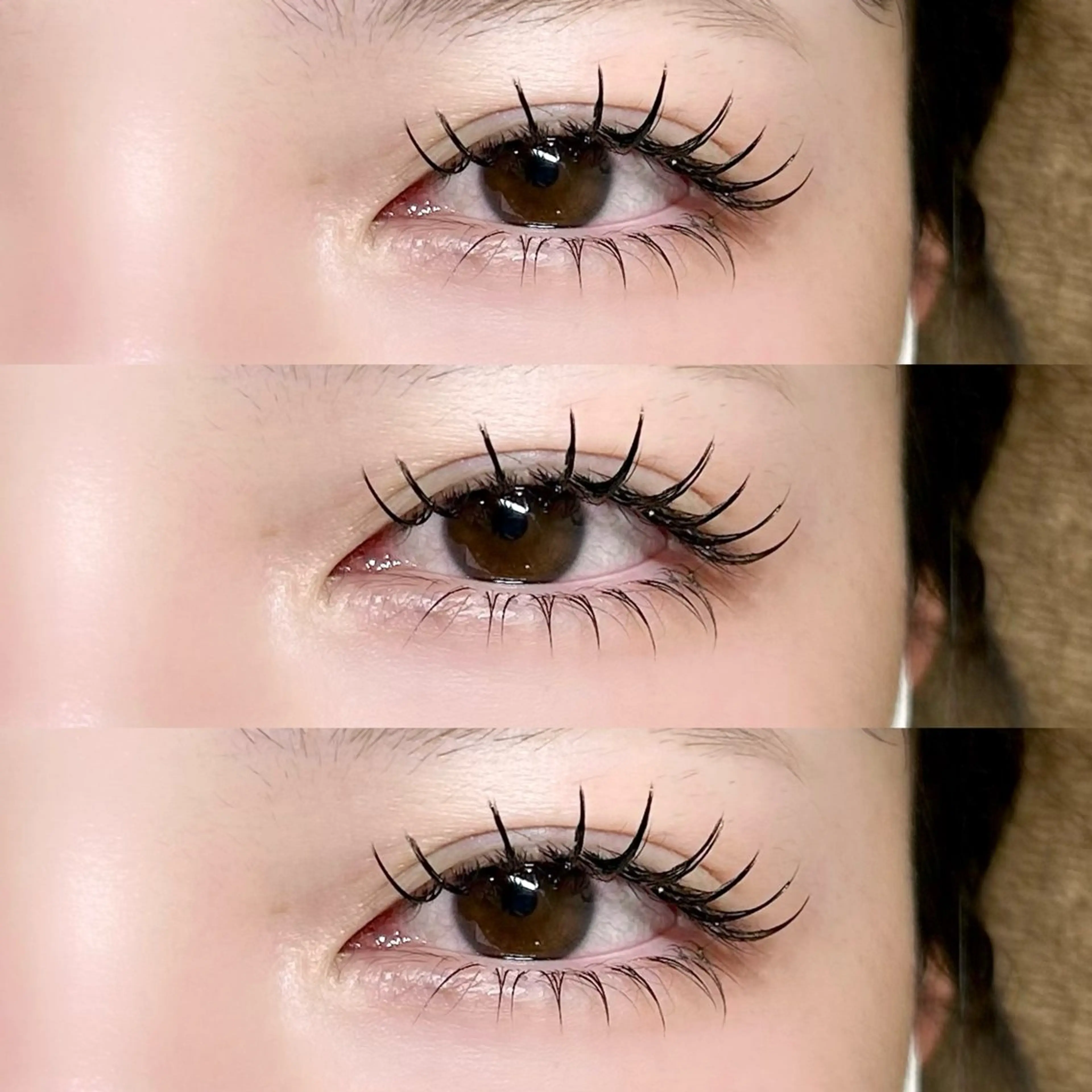 マツエク・マツパ フラットラッシュ セーブル 下まつげエクステ eyelist yumiのマツエク・マツパデザイン