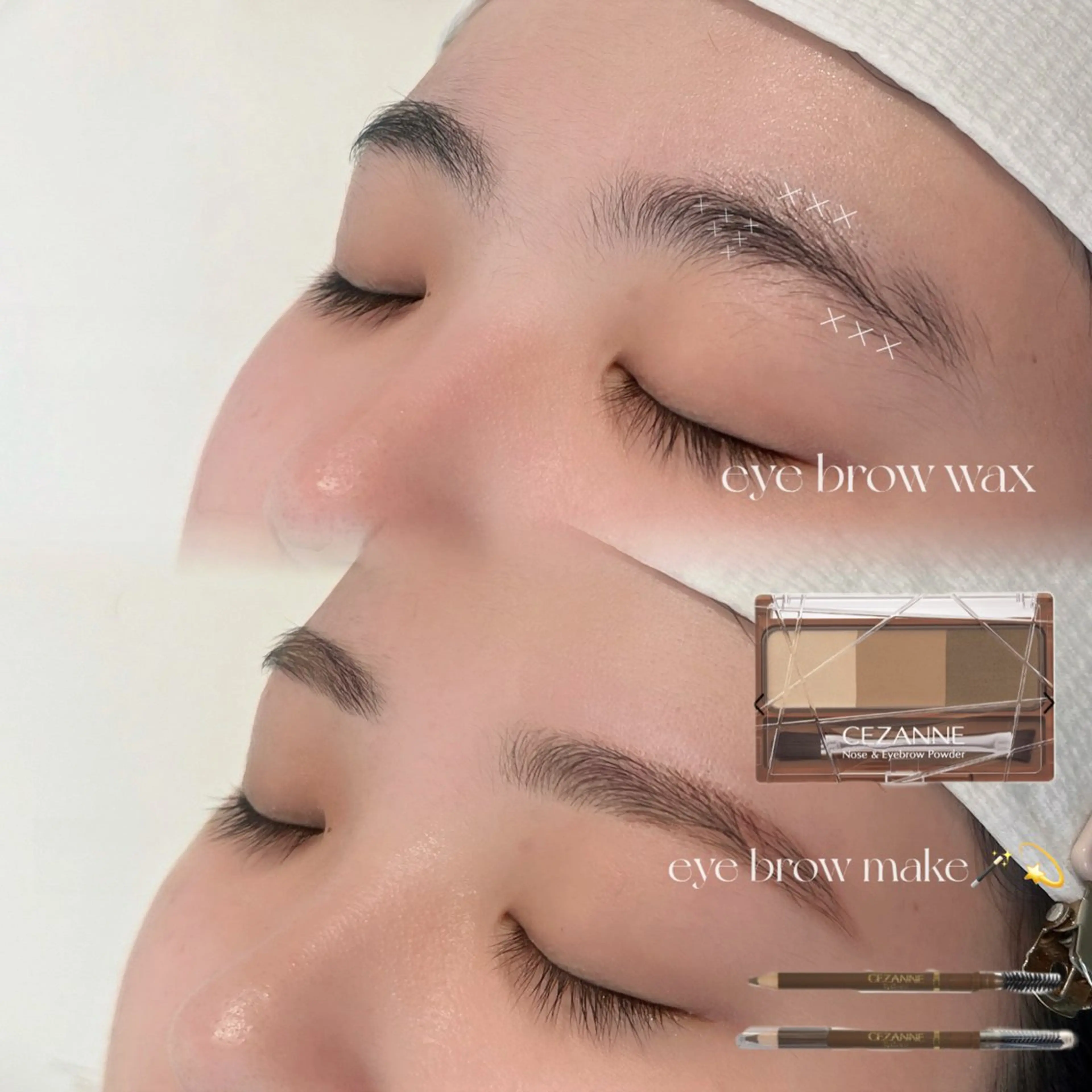 学割U24🎓《黄金比×最新トレンド💠》美眉アイブロウWAX (メイク込) ¥3600の写真