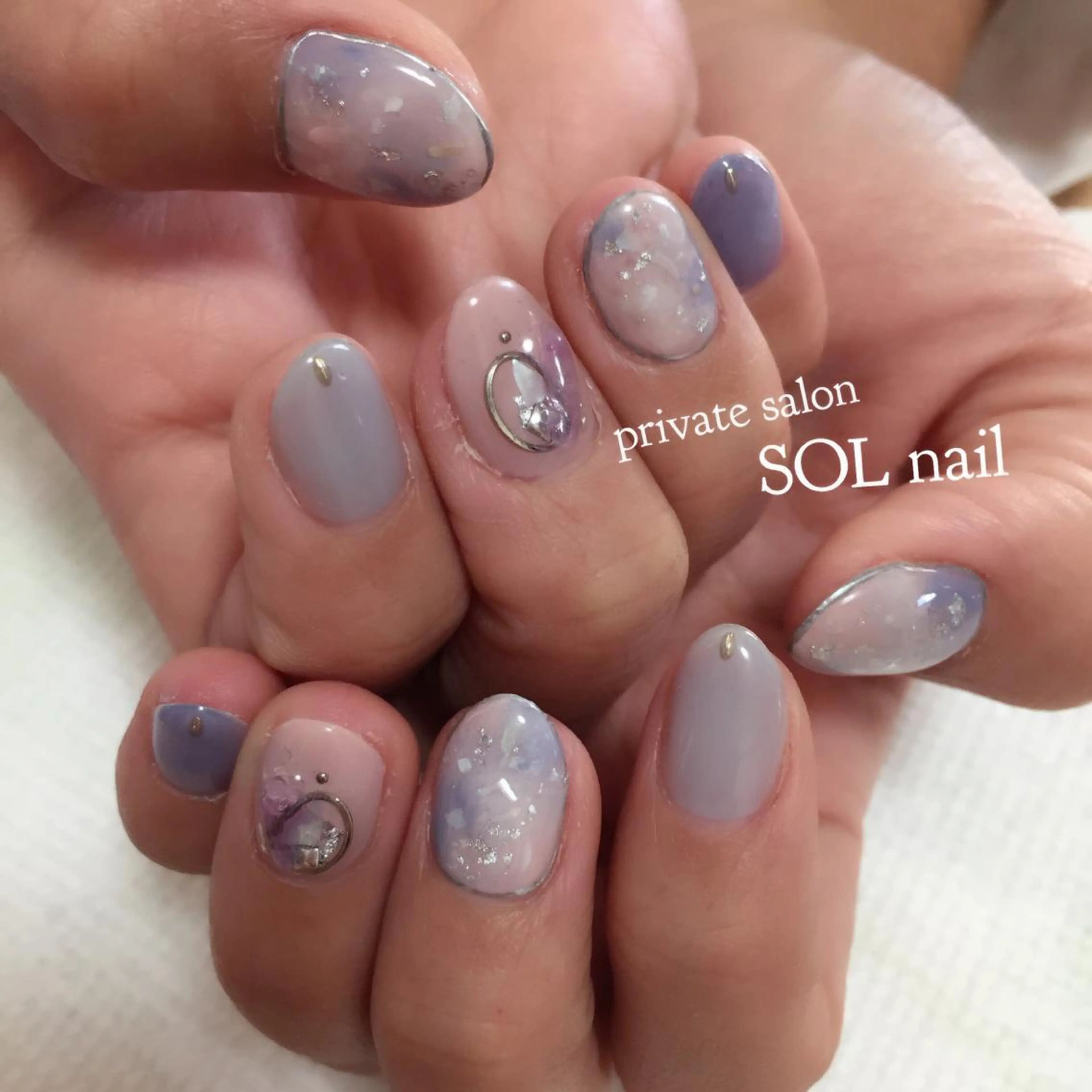 ネイル ハンドネイル SOL NAILのネイルデザイン