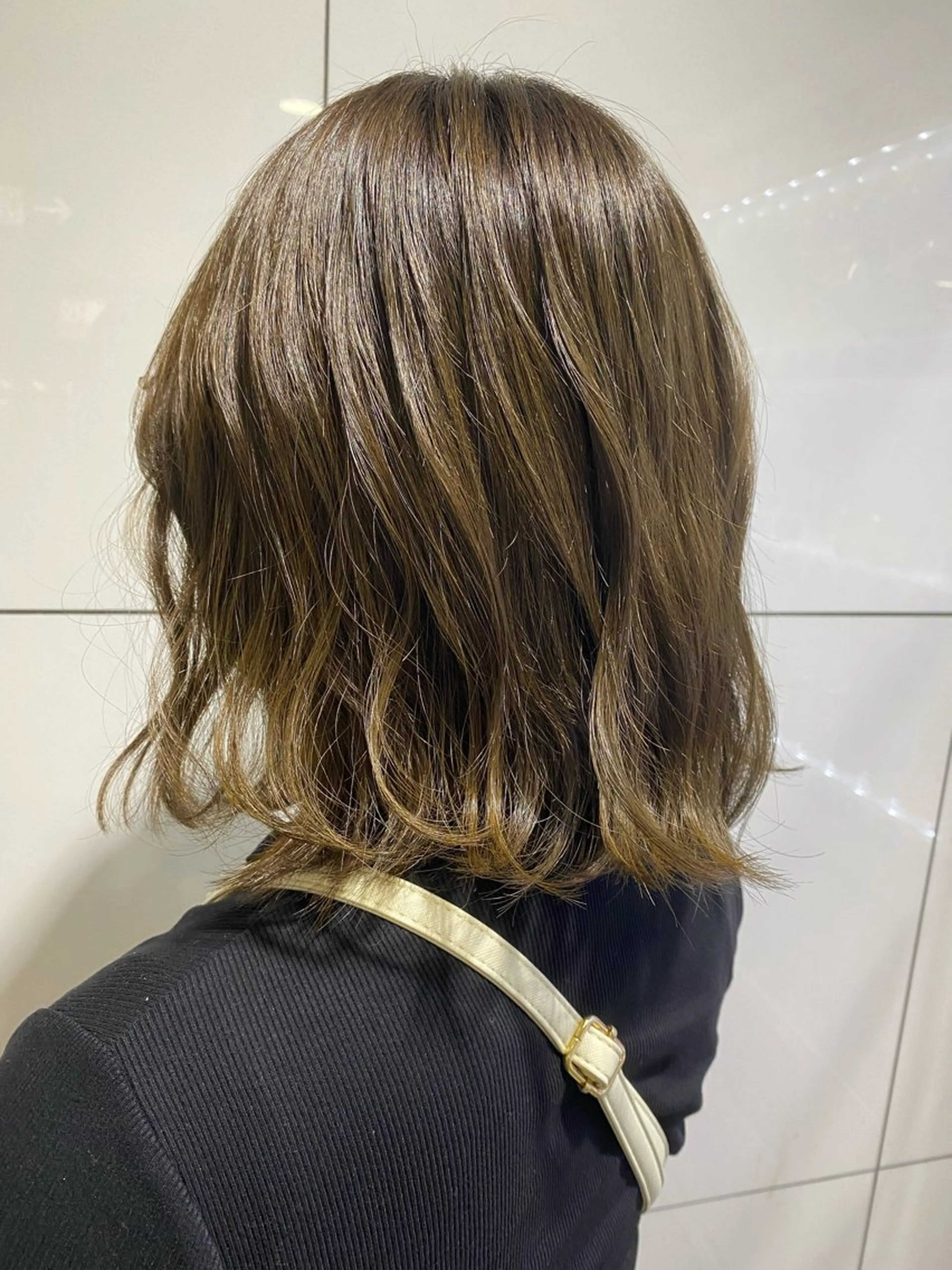 ミディアム カラー 村上 ゆういのヘアスタイル