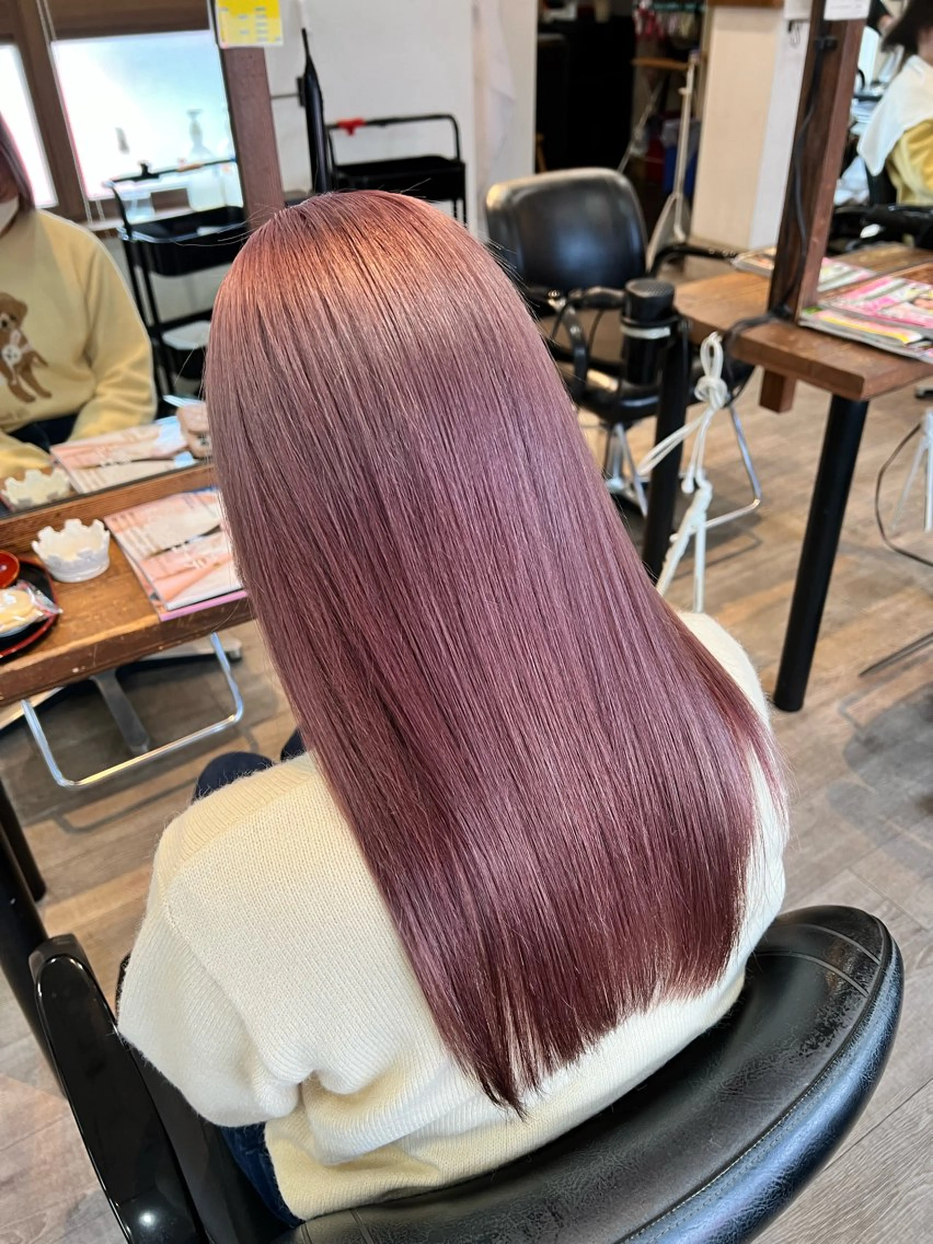ロング カラー マツパ/髪質改善/ ラベゼ岩倉のマツエク・マツパデザイン