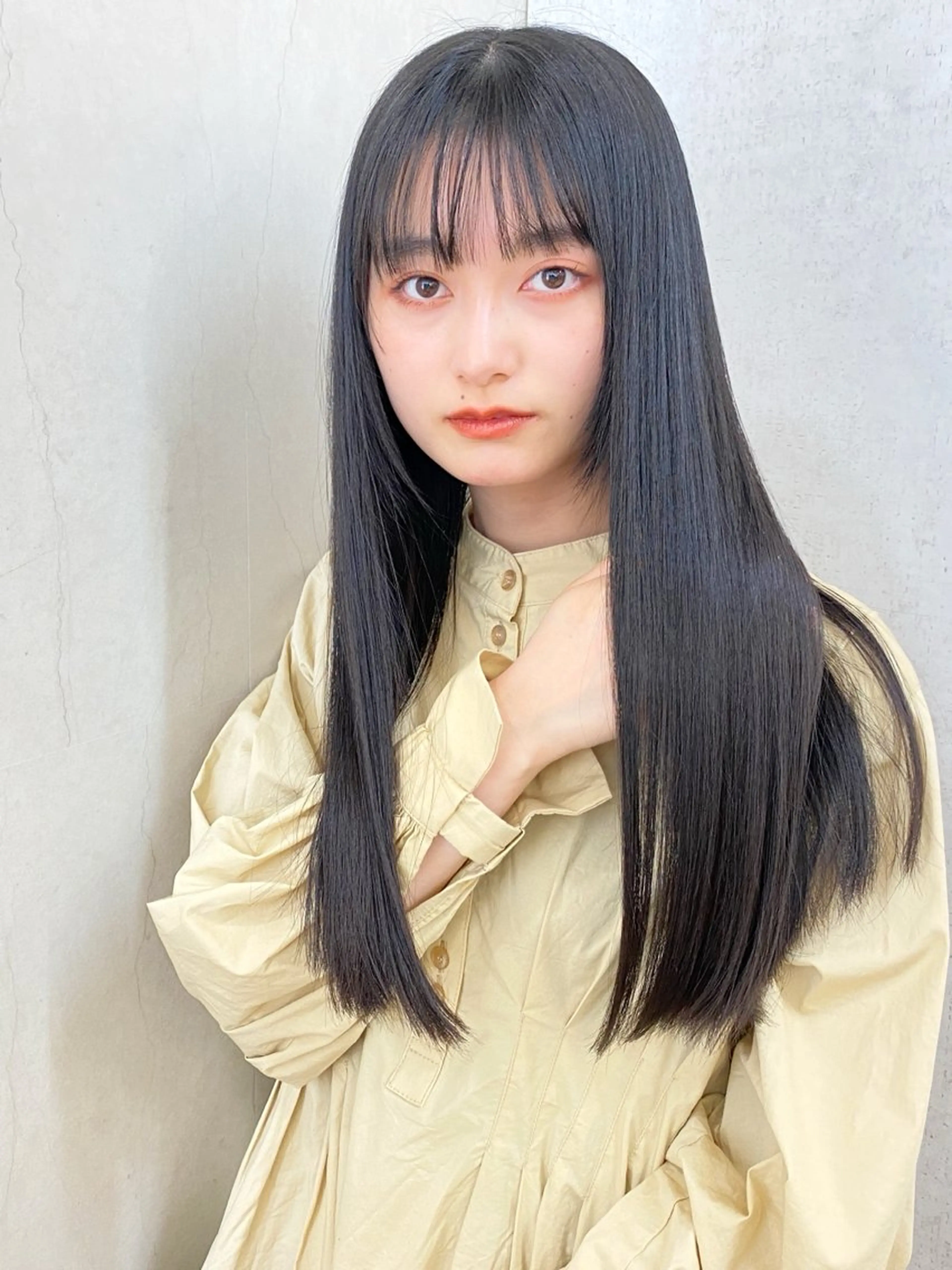 セミロング カラー 銀座《髪質改善》 垢抜け✨布施拓也のヘアスタイル